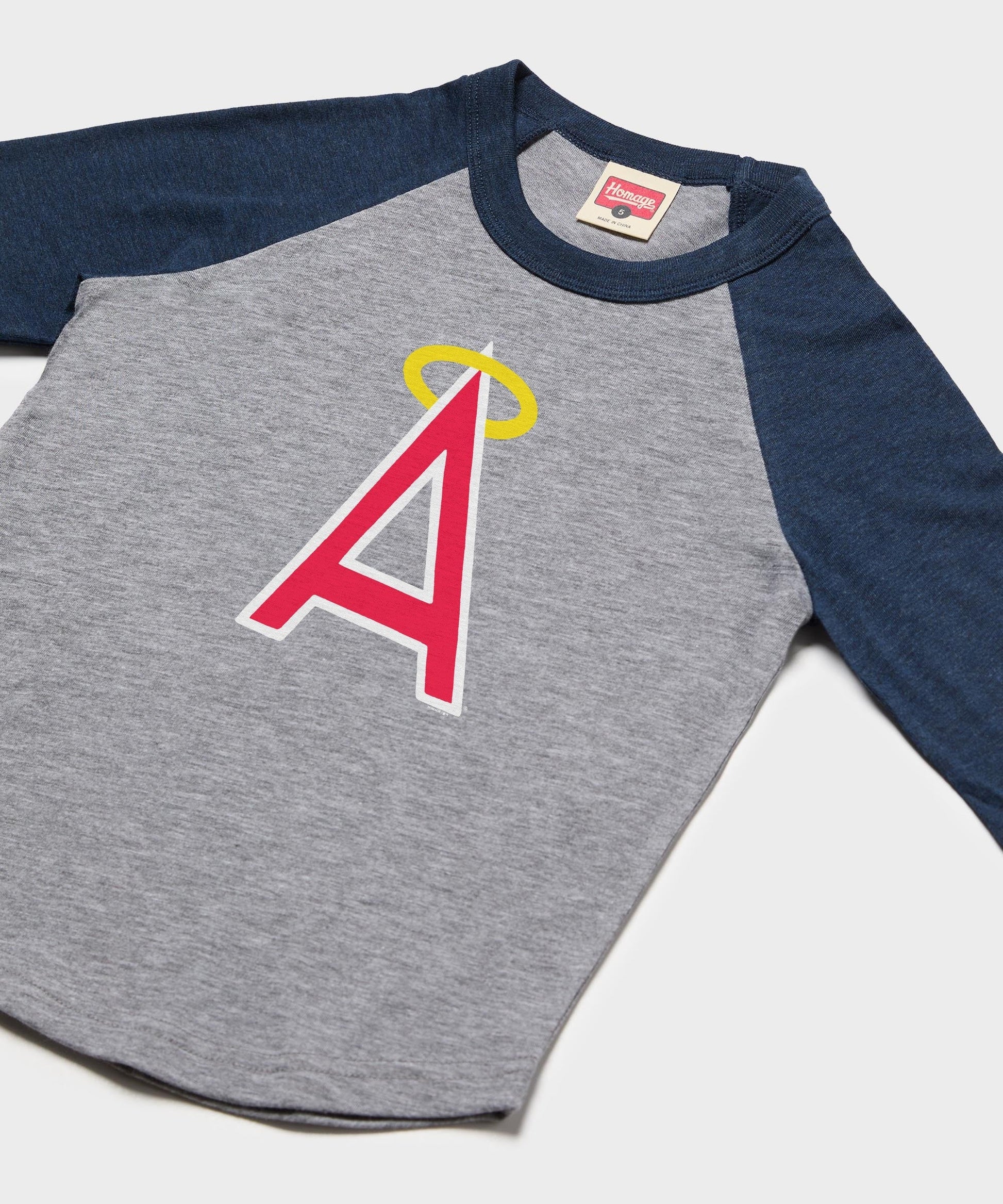 Youth California Angels Cap Logo '72 Raglan