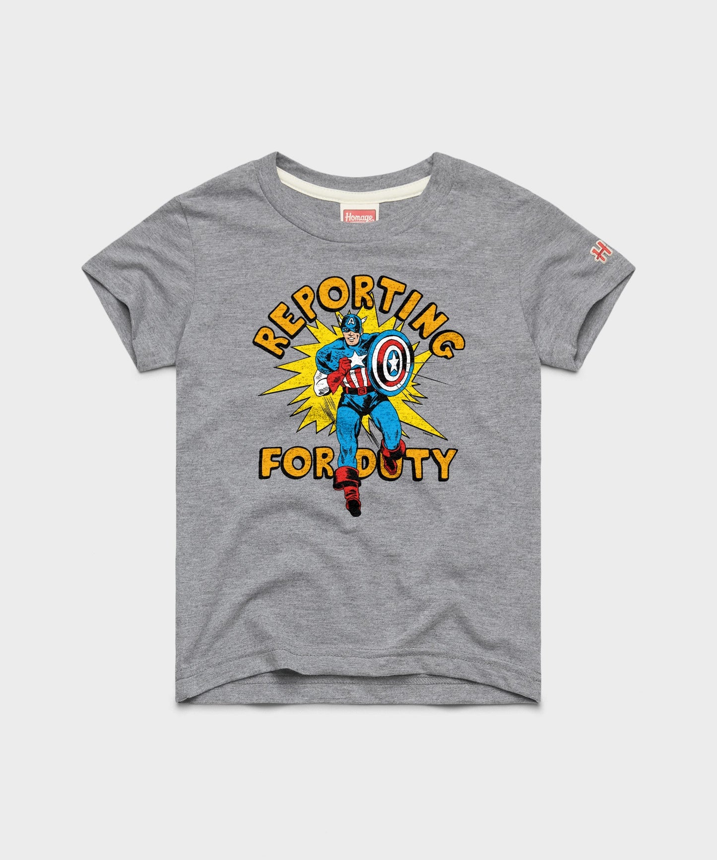 Youth Captain America Reporting For Duty