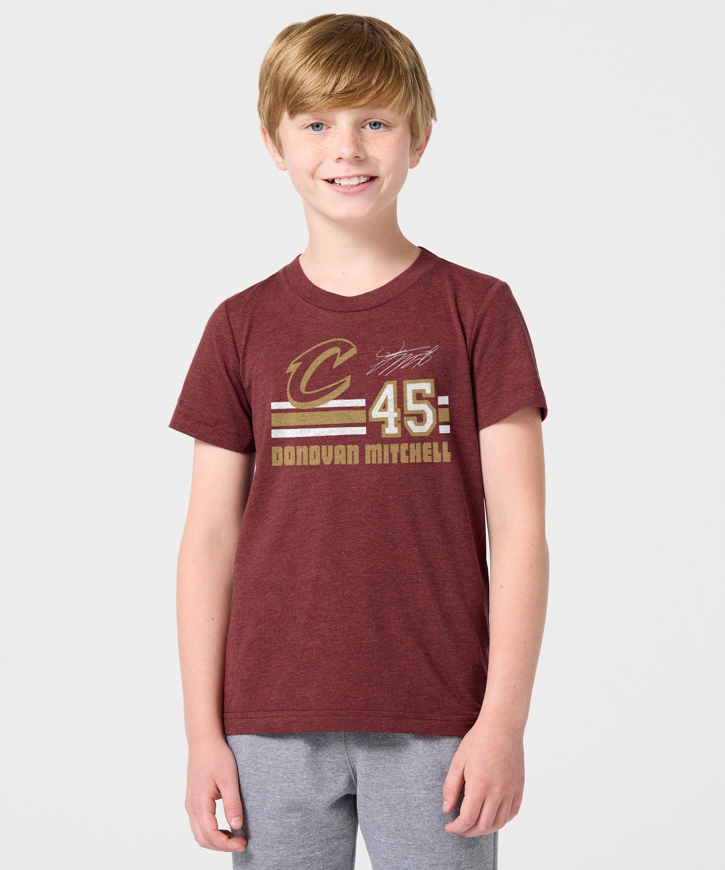 Youth Cavs Donovan Mitchell Signature Jersey