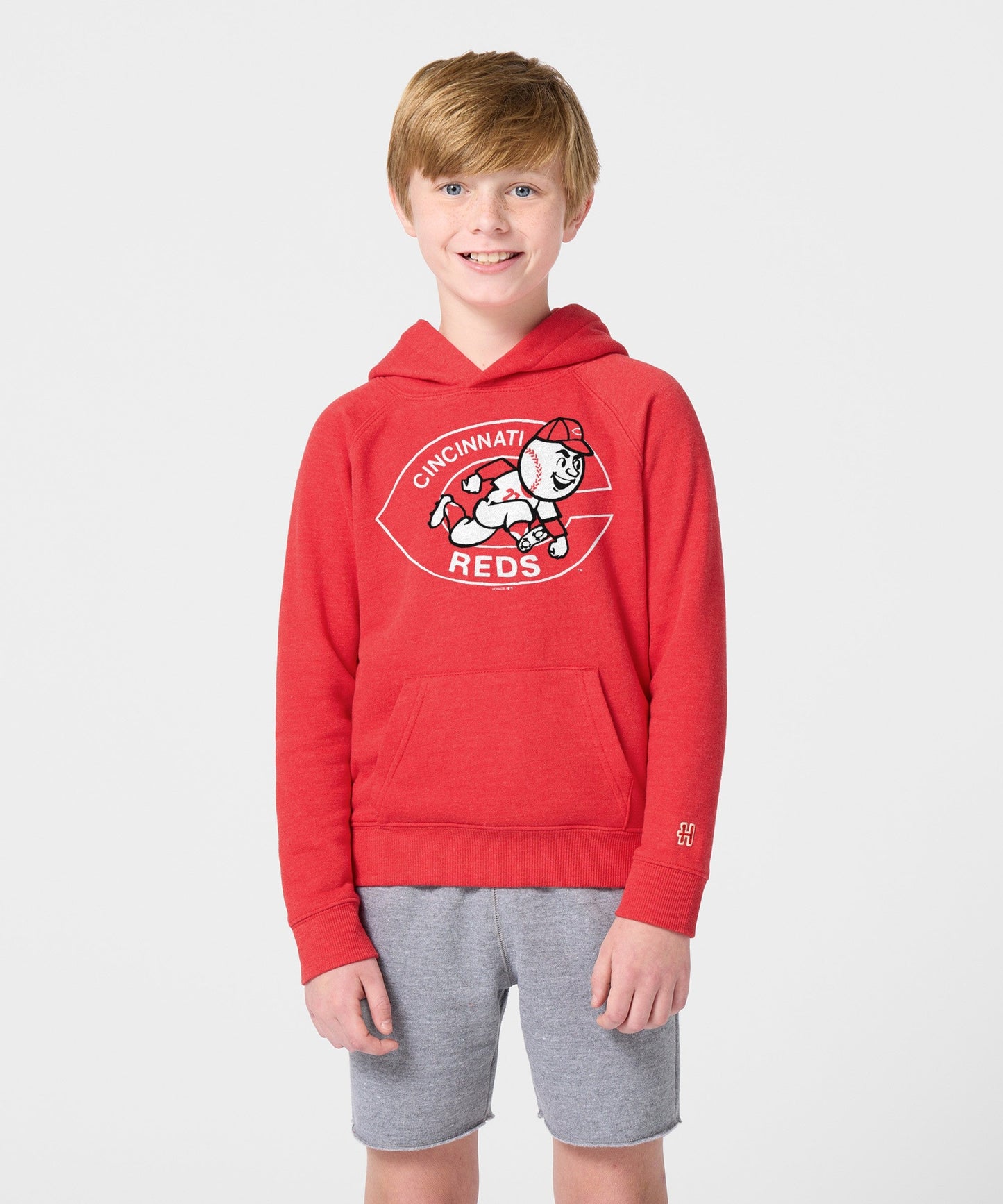 Youth Cincinnati Reds '68 Hoodie