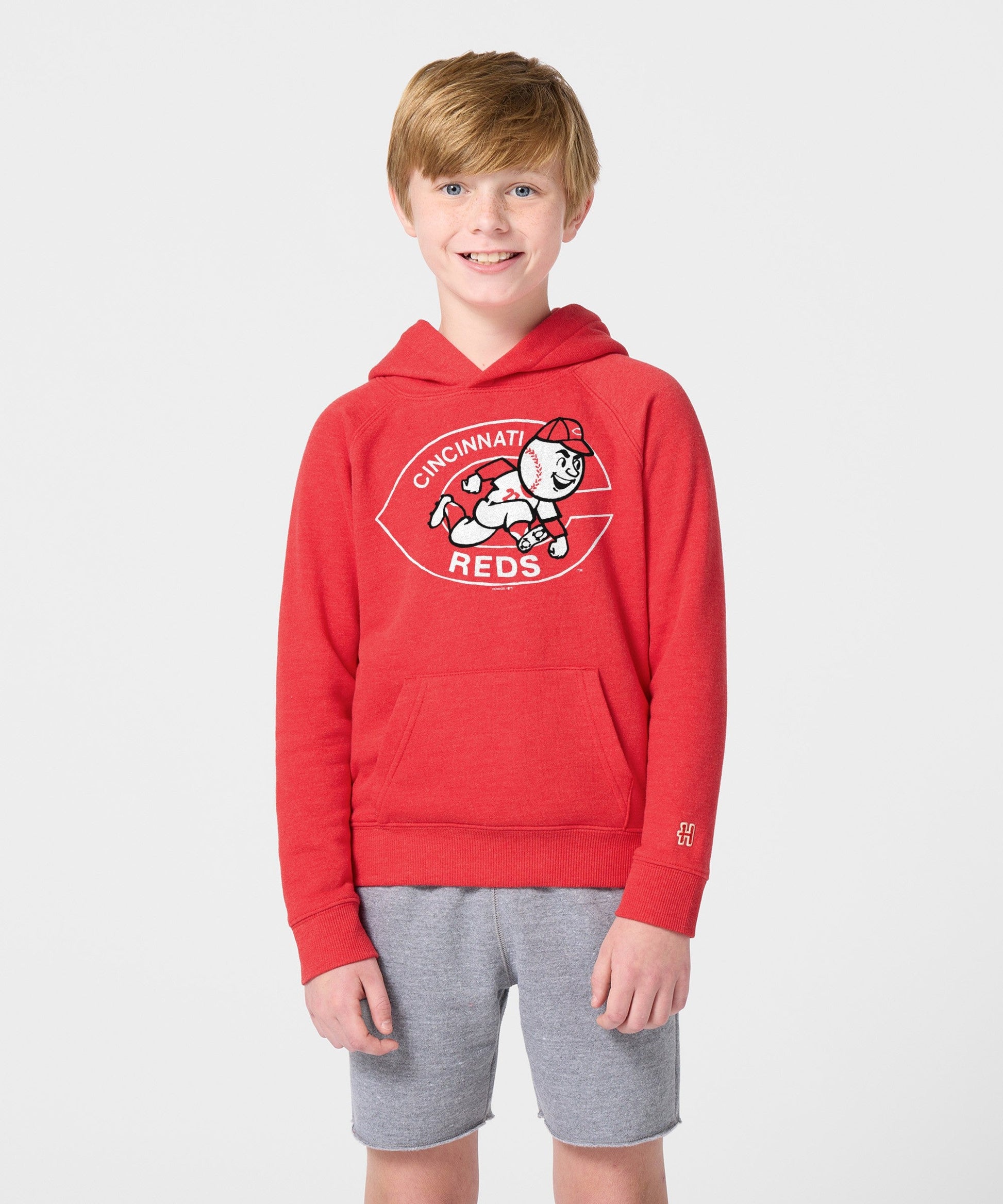 Youth Cincinnati Reds '68 Hoodie