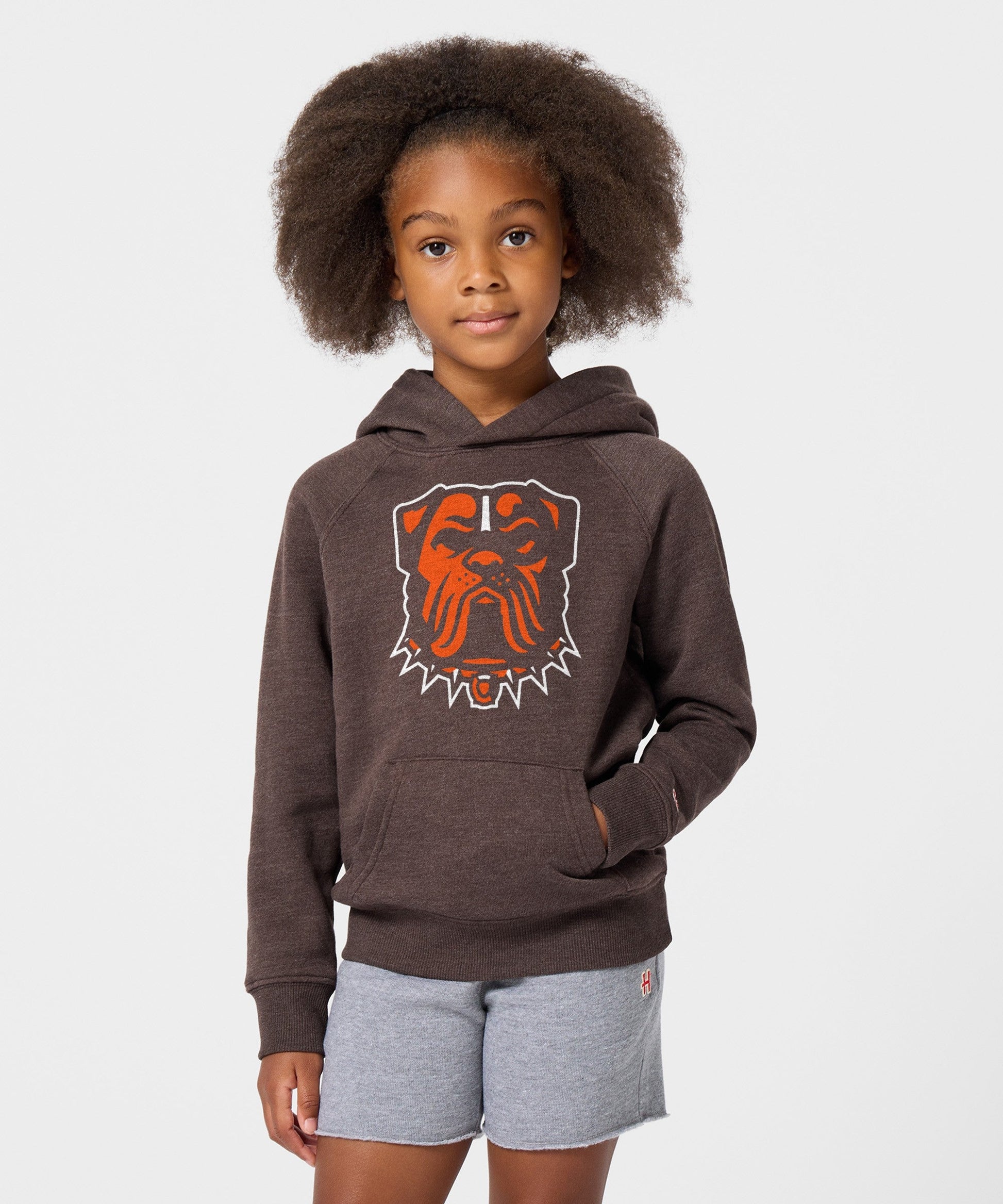 Youth Cleveland Browns Dog Logo Hoodie