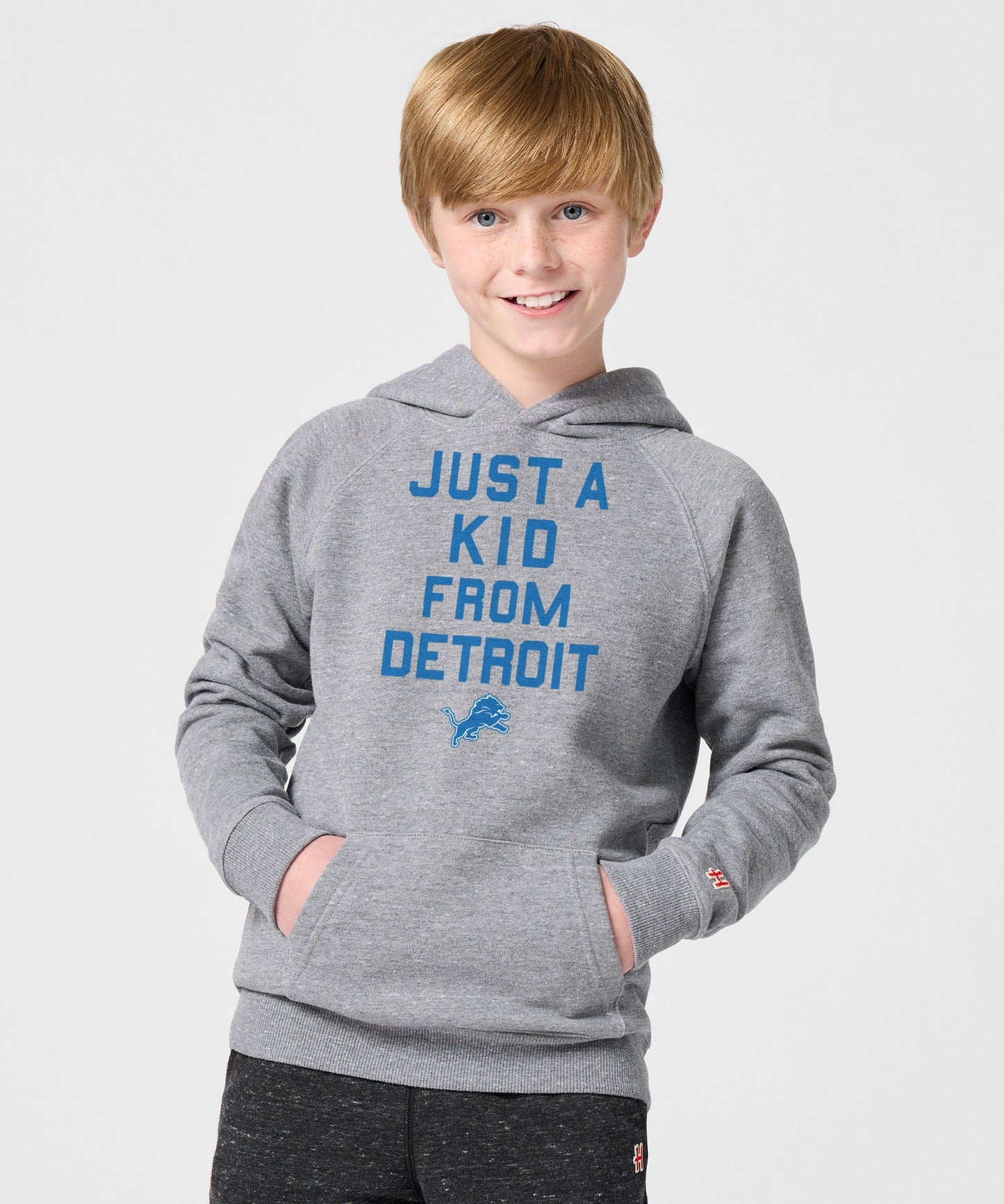 Youth Detroit Lions Just A Kid From Detroit Hoodie