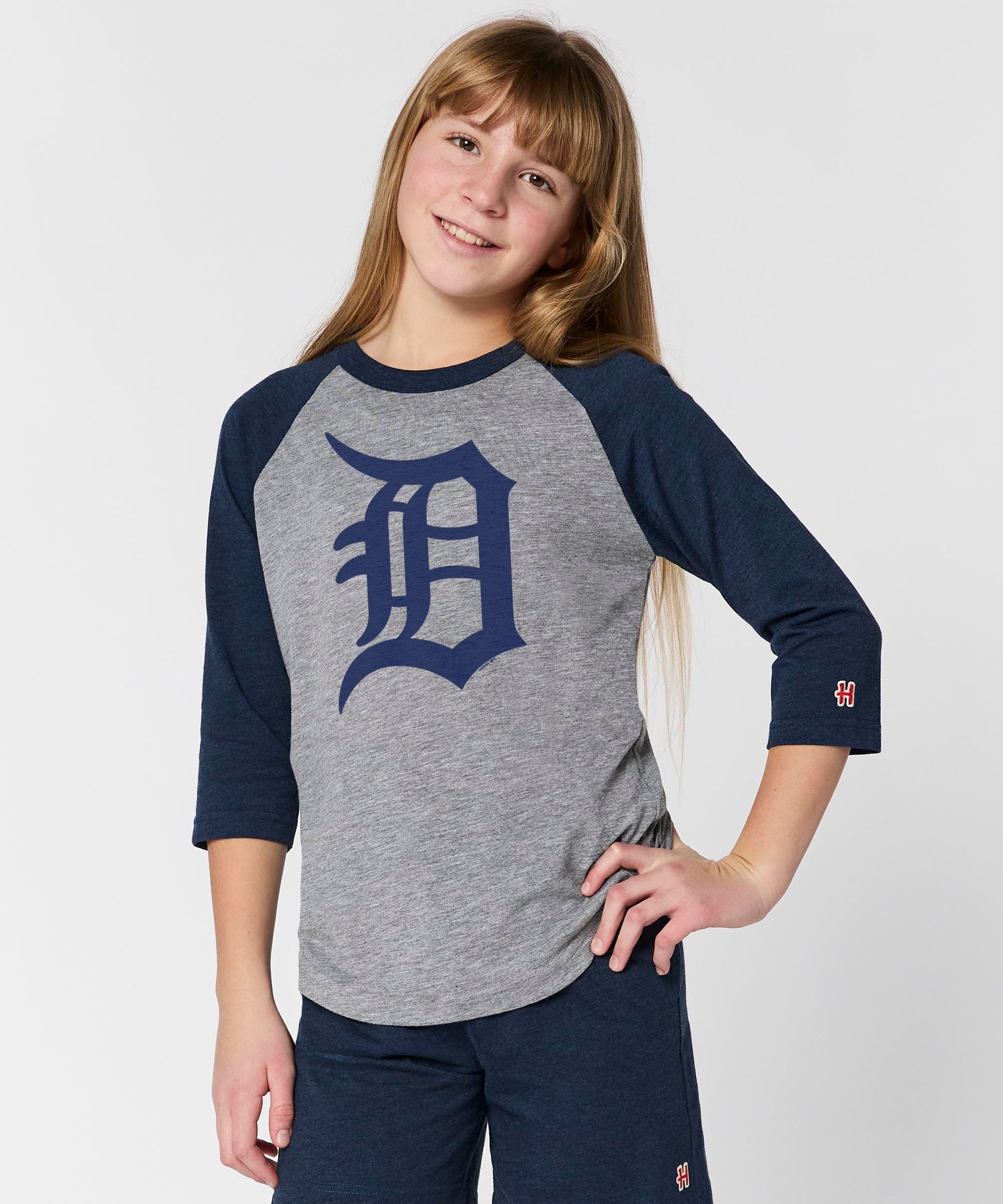 Youth Detroit Tigers Jersey Logo '18 Raglan
