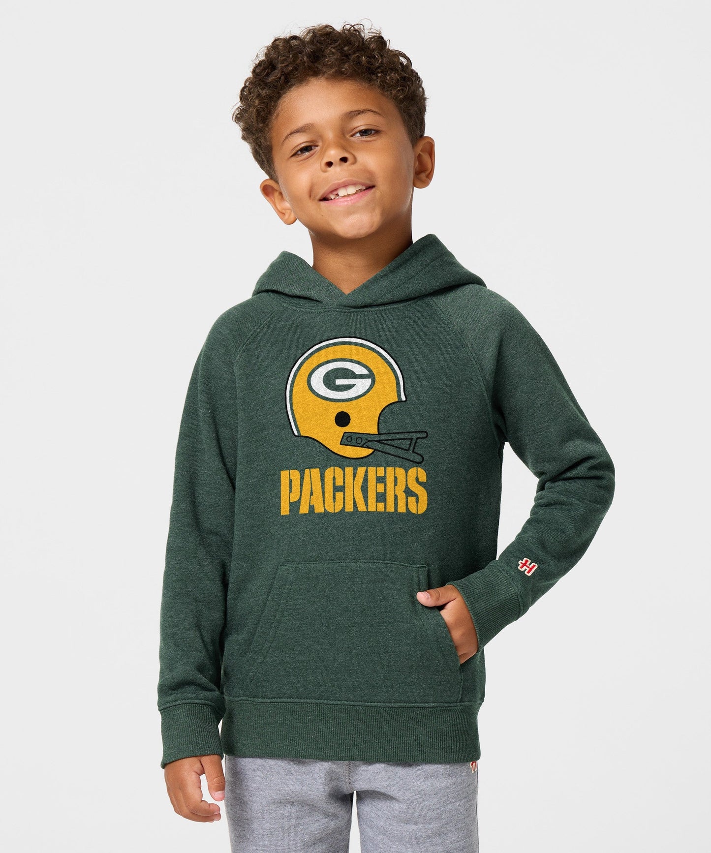 Youth Green Bay Packers Big Helmet Hoodie
