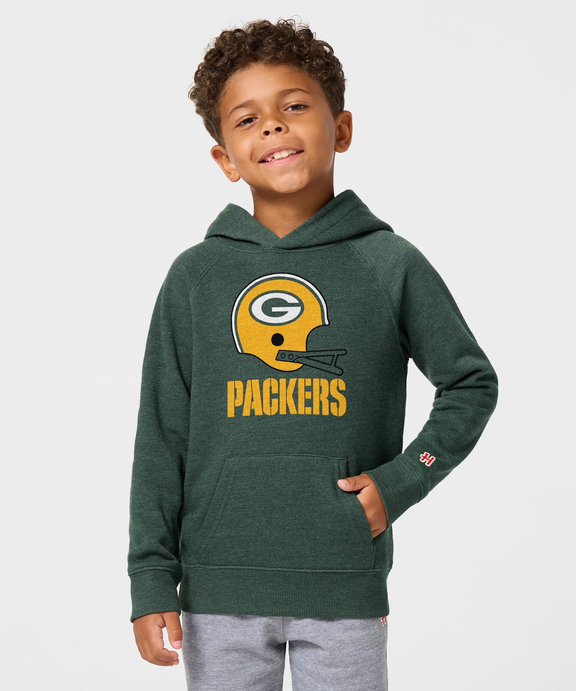 Youth Green Bay Packers Big Helmet Hoodie