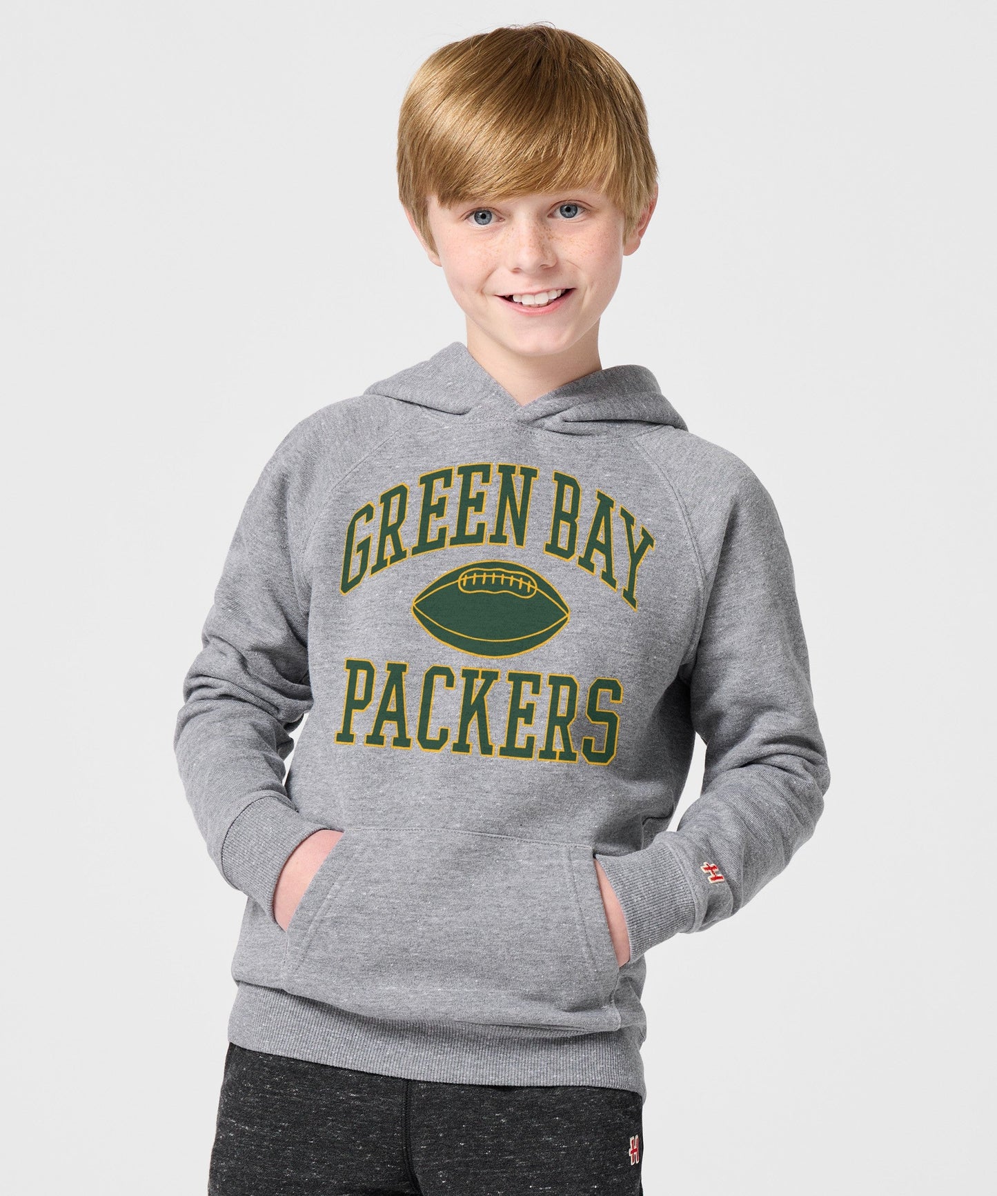 Youth Green Bay Packers Gridiron Hoodie