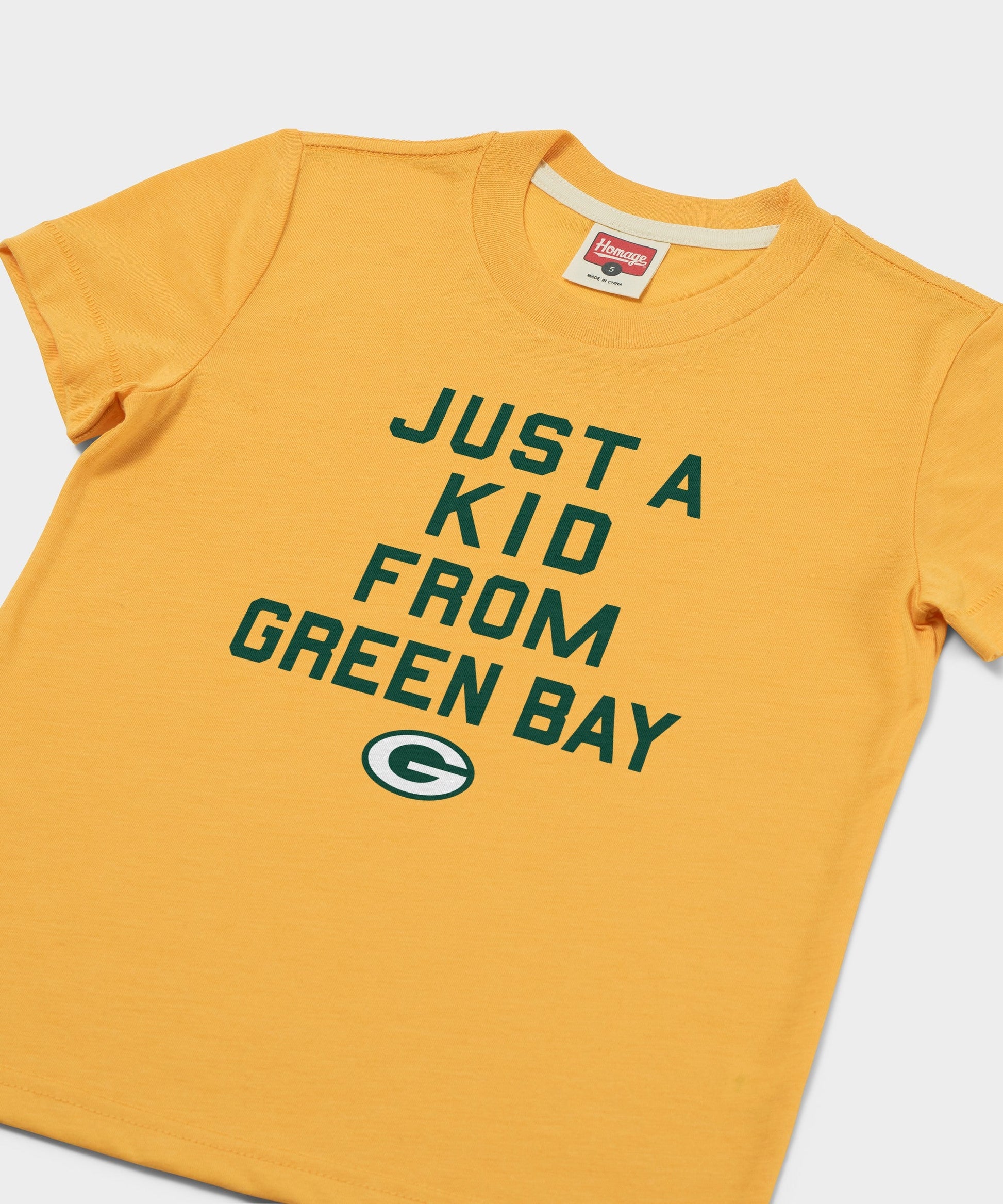 Youth Green Bay Packers Just A Kid From Green Bay