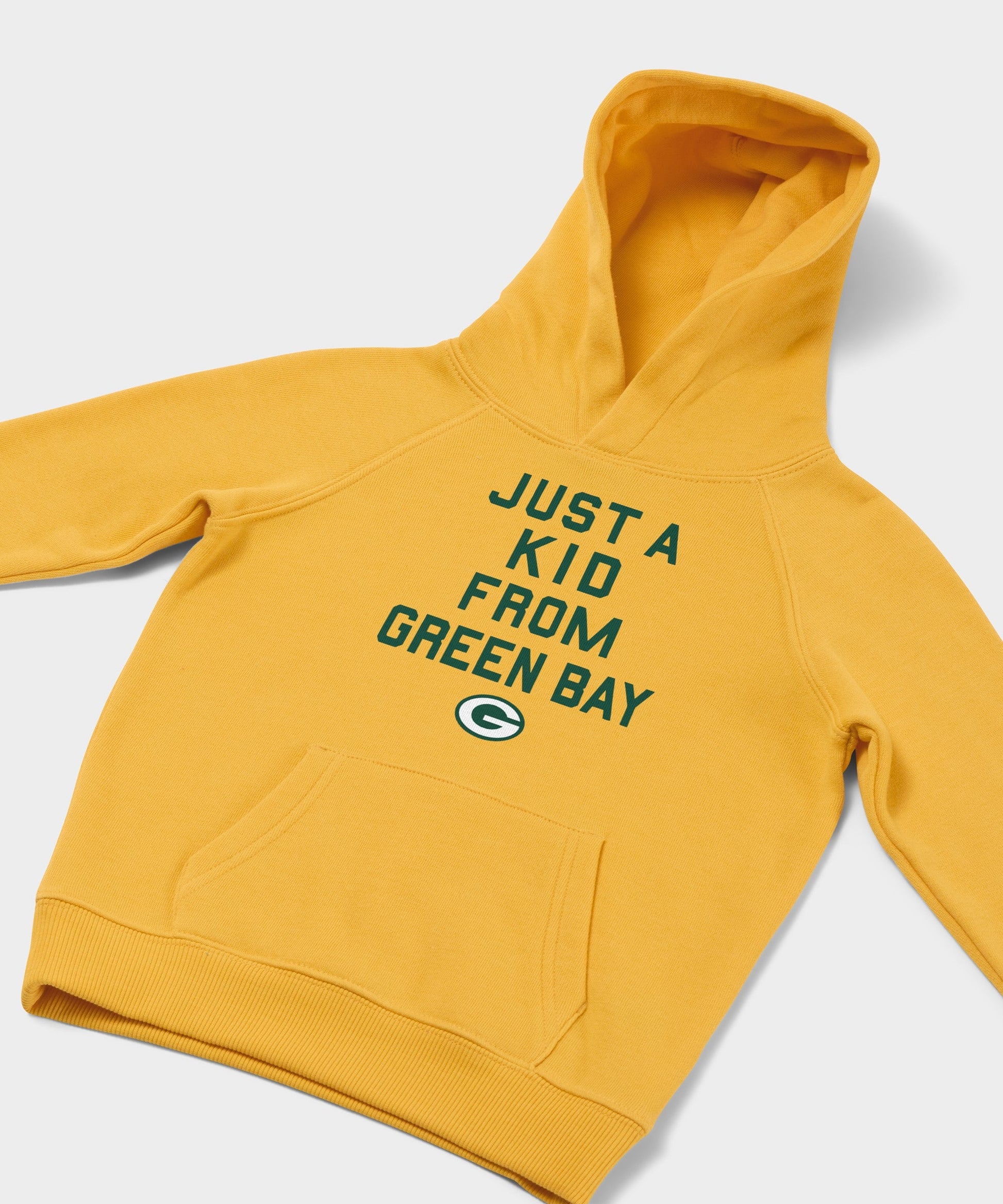 Youth Green Bay Packers Just A Kid From Green Bay Hoodie