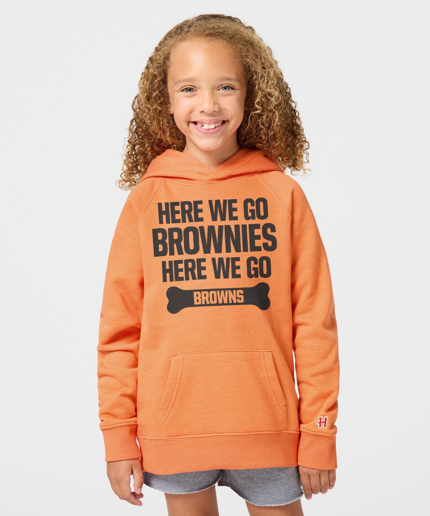 Youth Here We Go Brownies Here We Go Hoodie