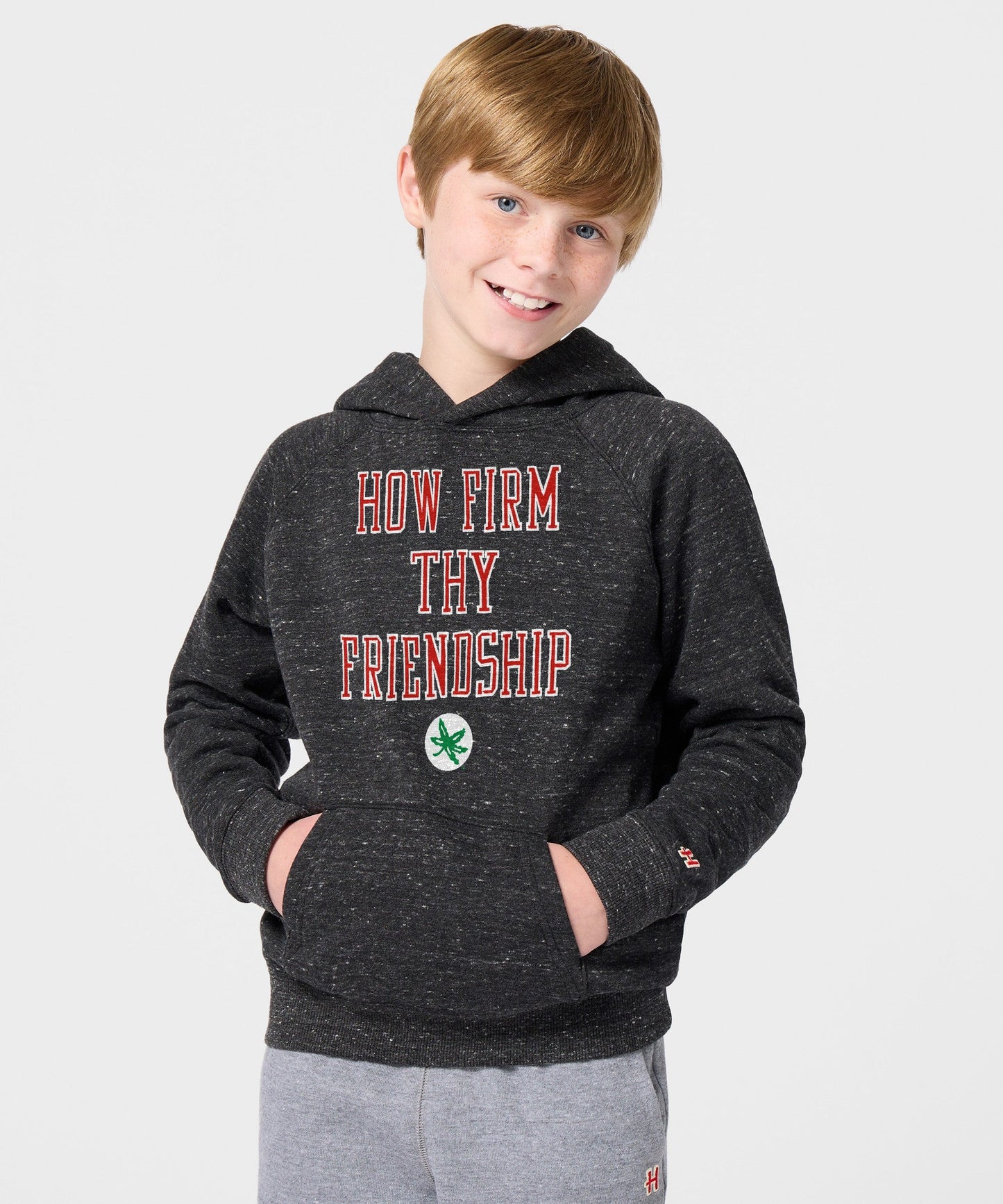 Youth How Firm Buckeye Leaf Hoodie