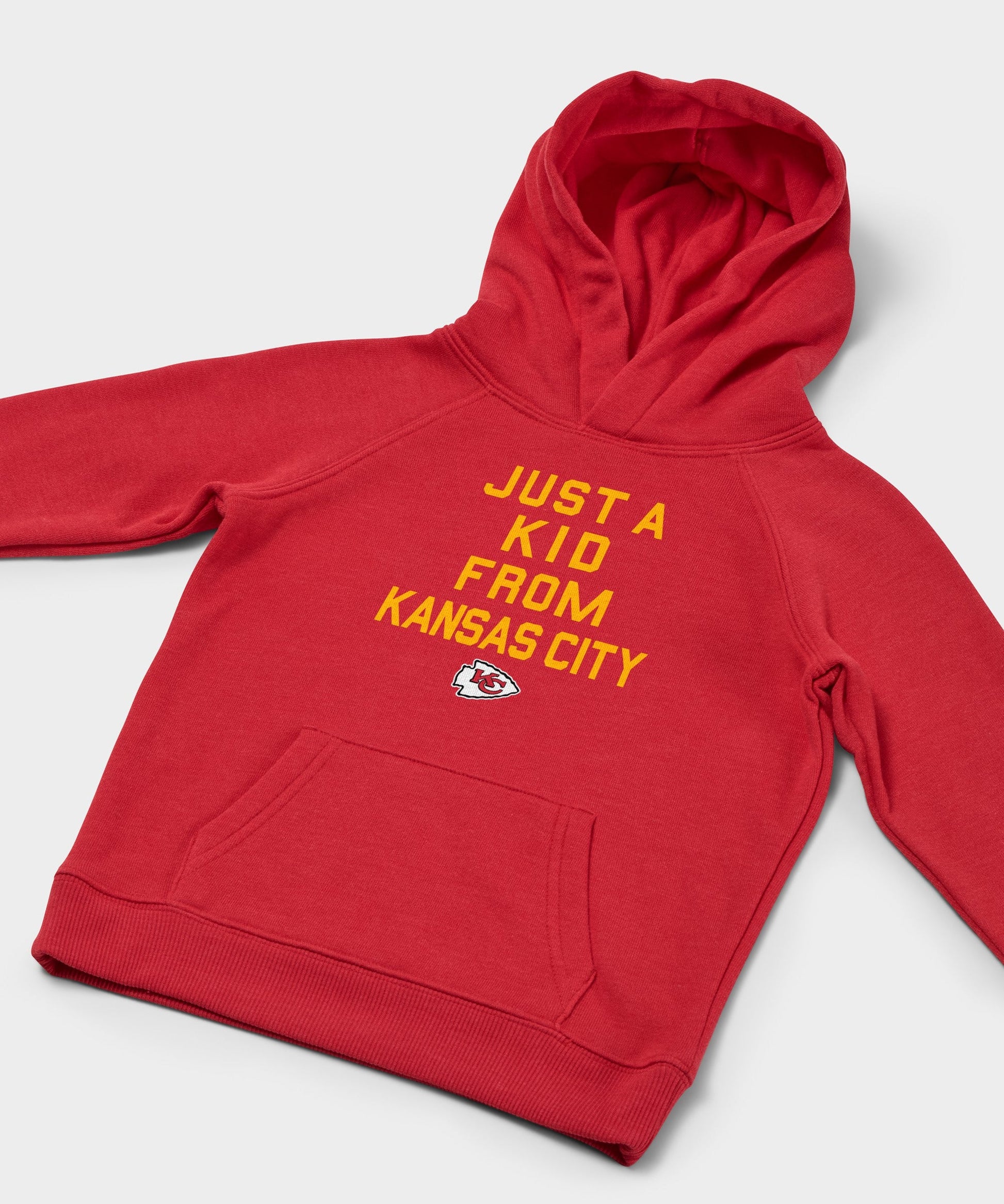 Youth Kansas City Chiefs Just A Kid From Kansas City Hoodie