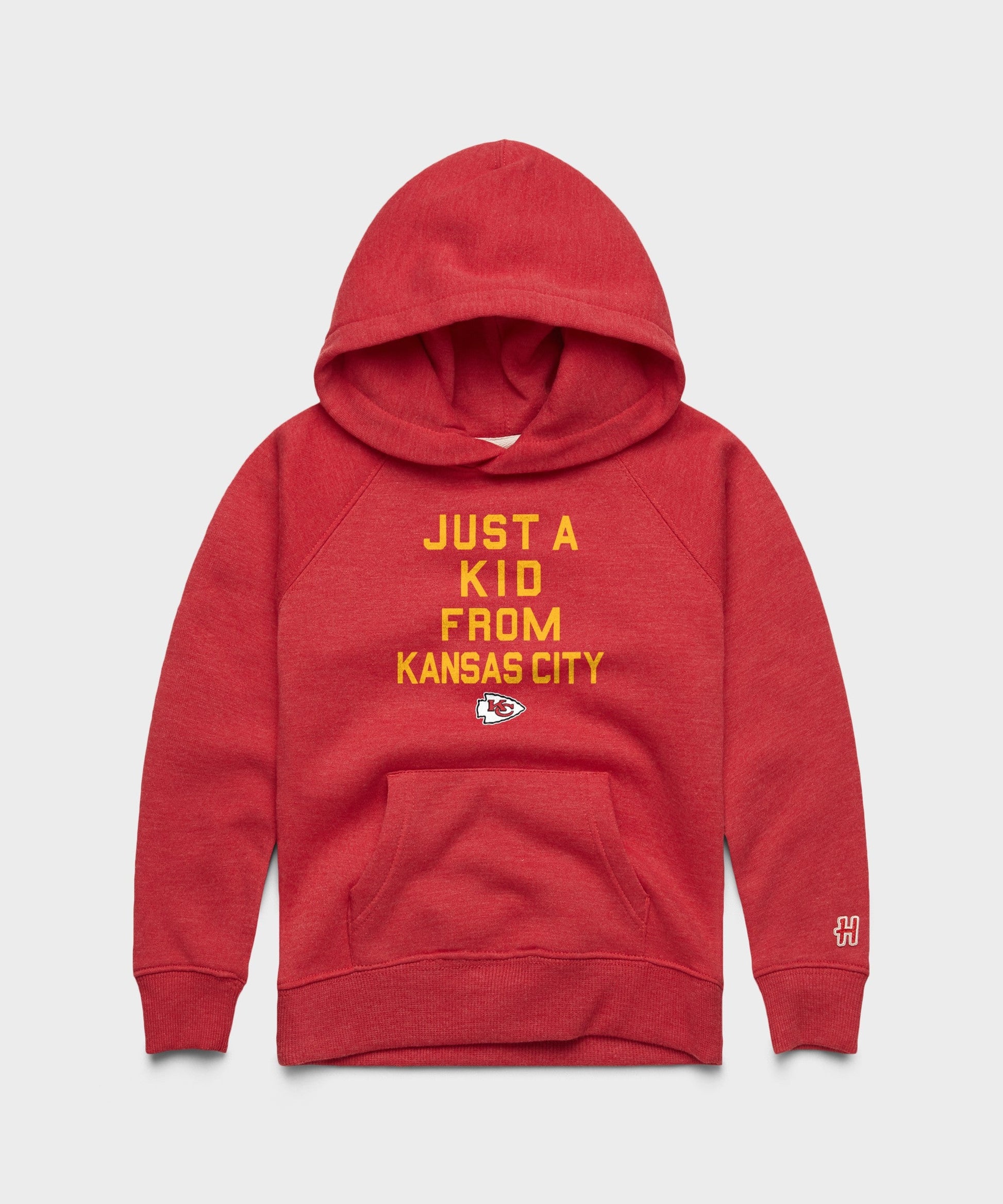 Youth Kansas City Chiefs Just A Kid From Kansas City Hoodie