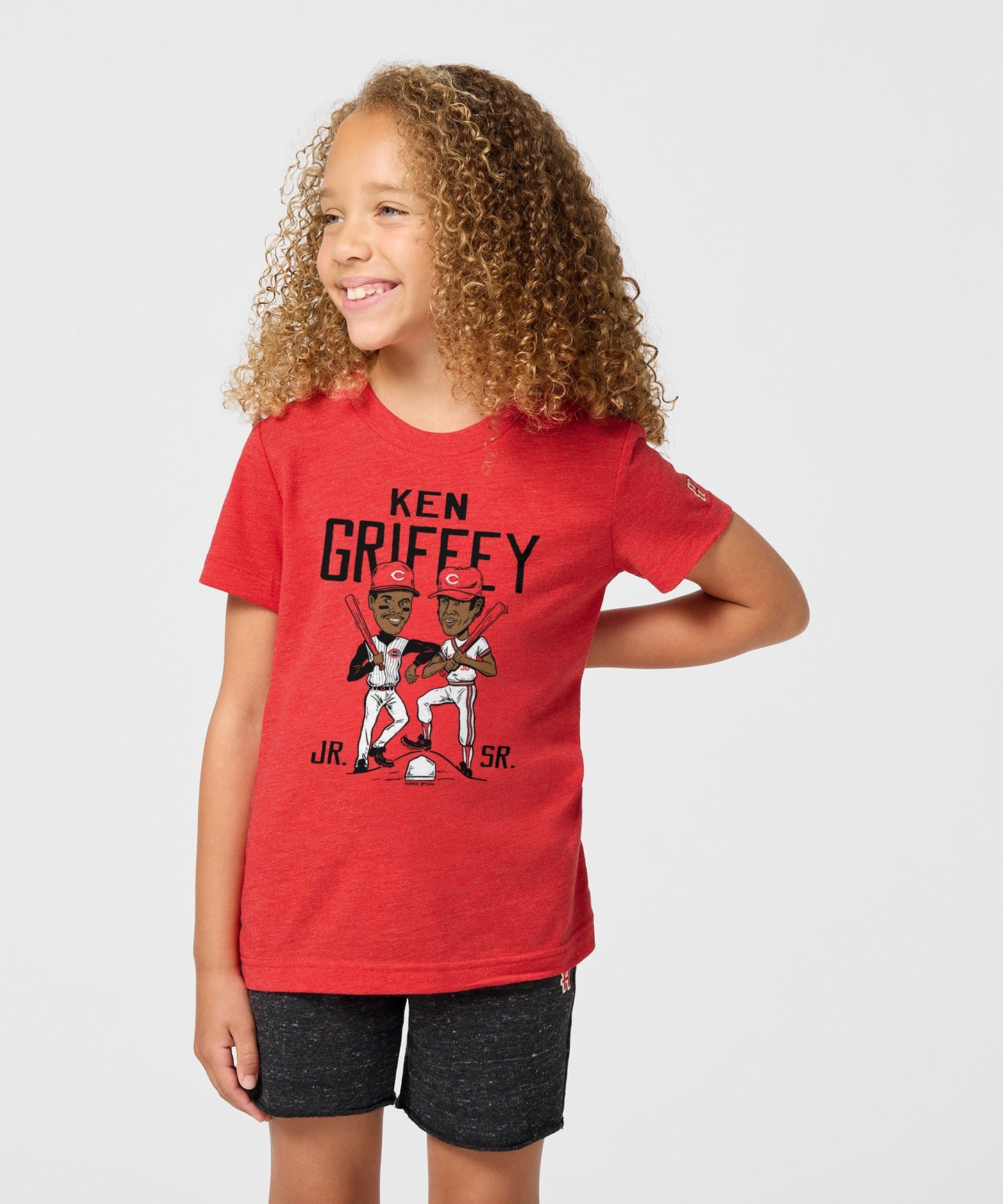 Youth Ken Griffey Father And Son Reds