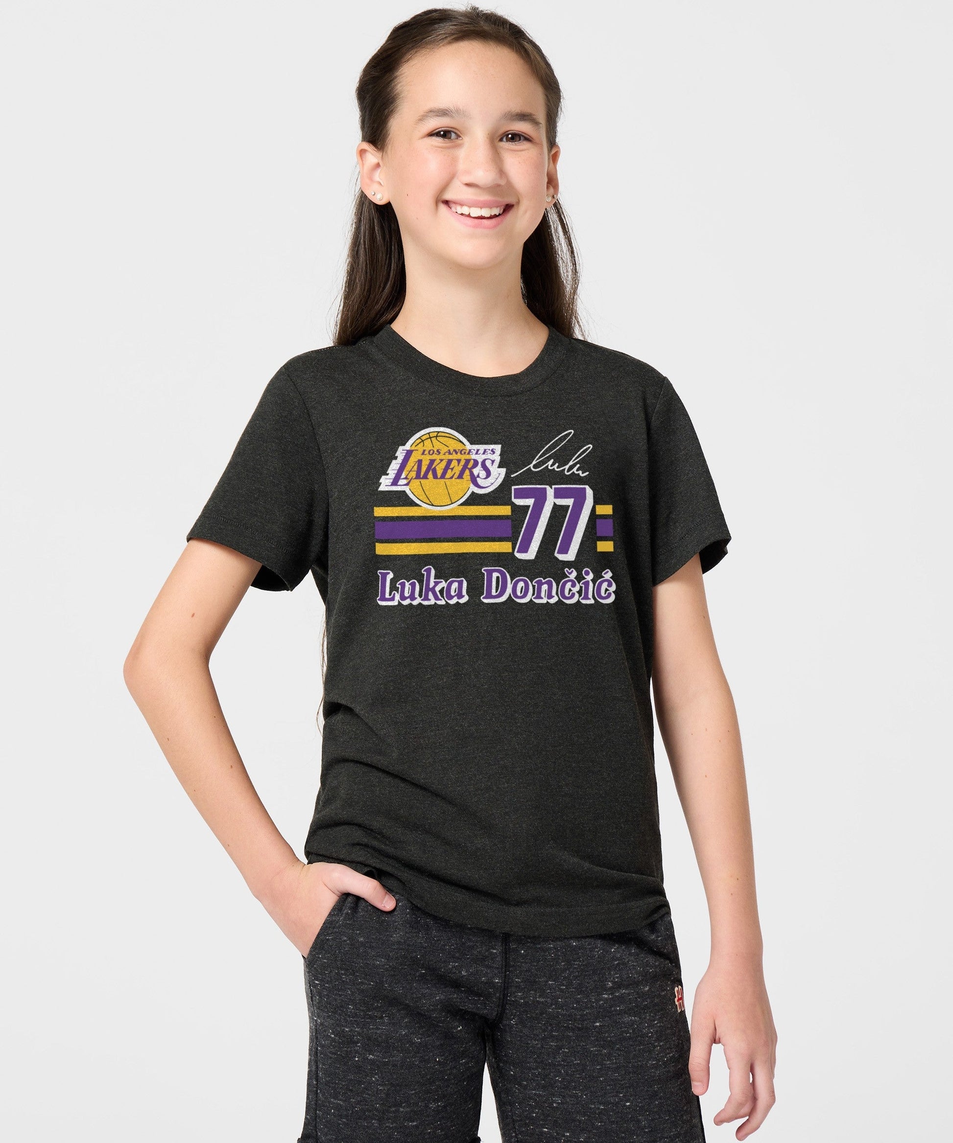 Youth Lakers Luka Doncic Signature Jersey