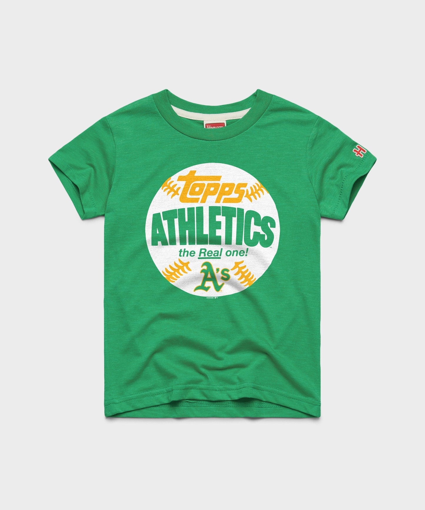 Youth MLB x Topps Baseball The Real One Athletics