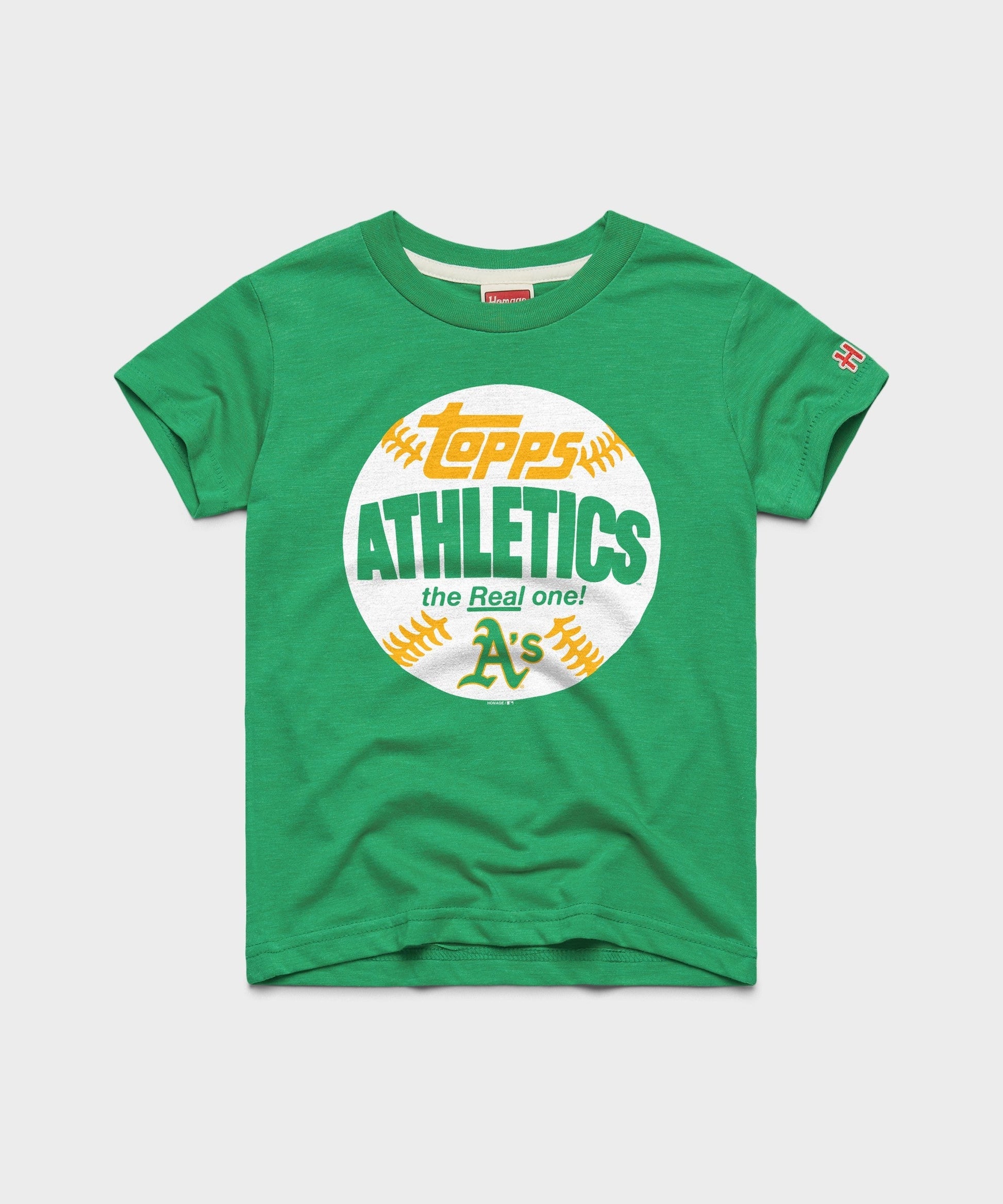 Youth MLB x Topps Baseball The Real One Athletics