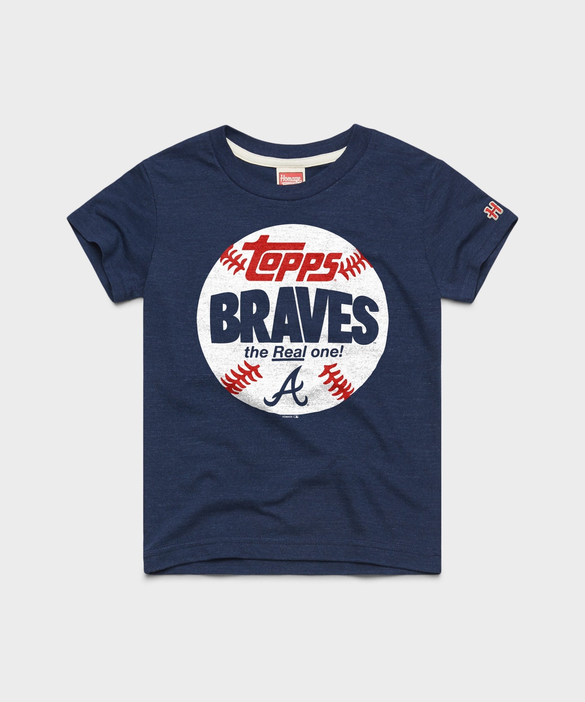 Youth MLB x Topps Baseball The Real One Atlanta Braves