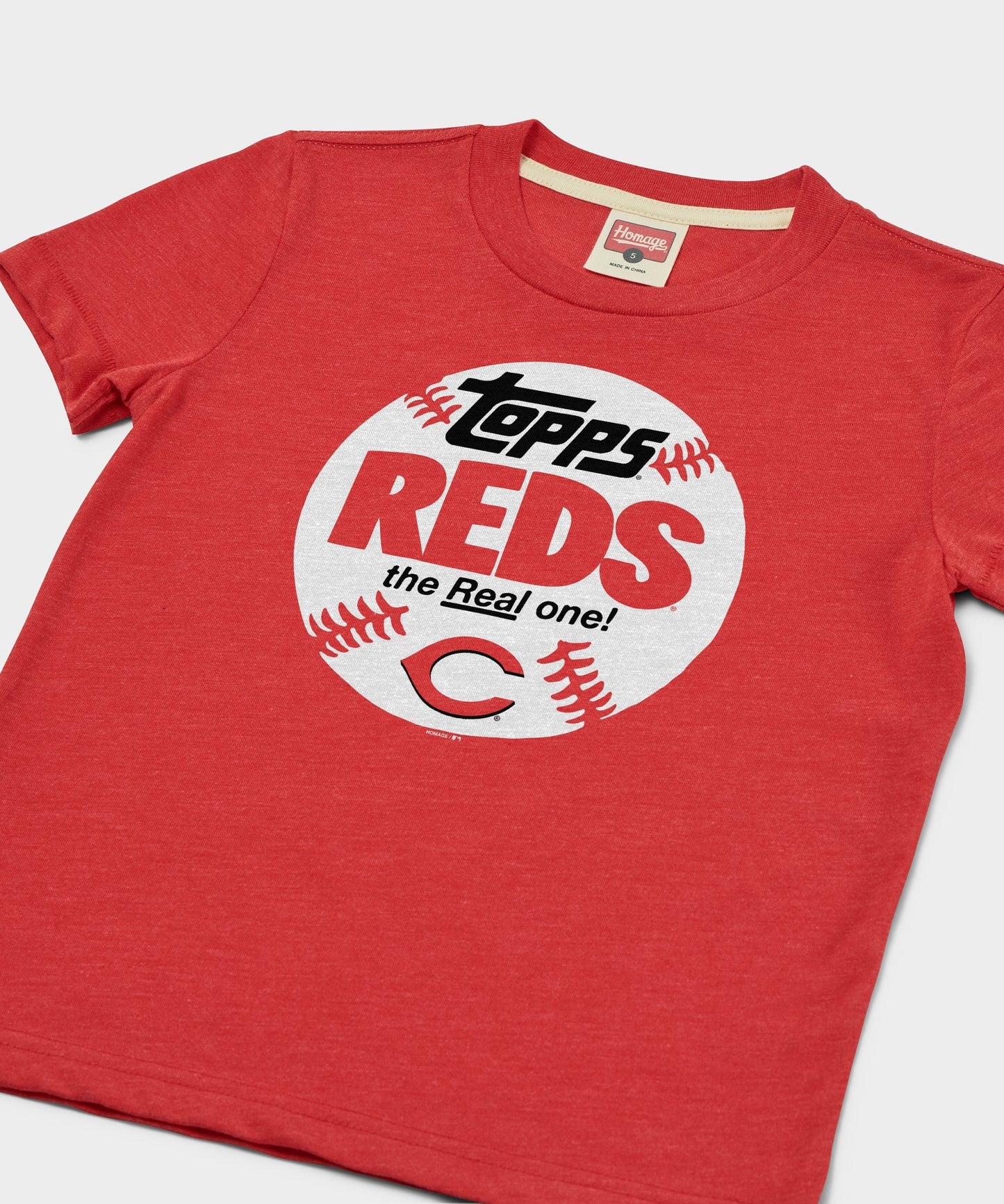 Youth MLB x Topps Baseball The Real One Cincinnati Reds