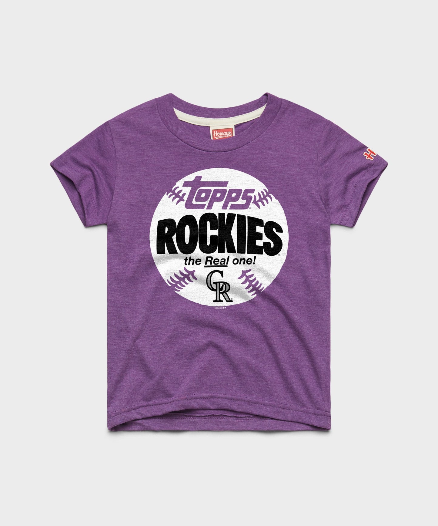 Youth MLB x Topps Baseball The Real One Colorado Rockies