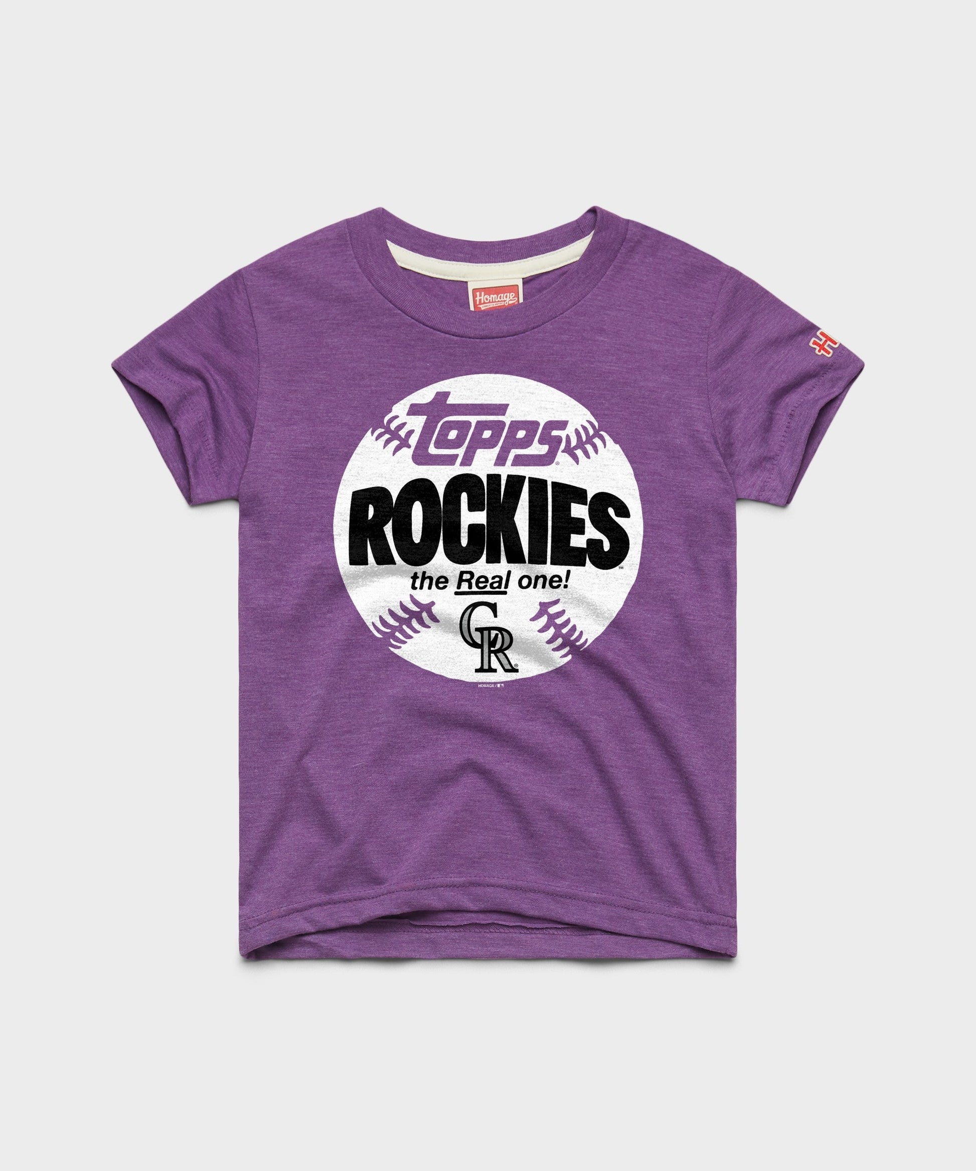 Youth MLB x Topps Baseball The Real One Colorado Rockies