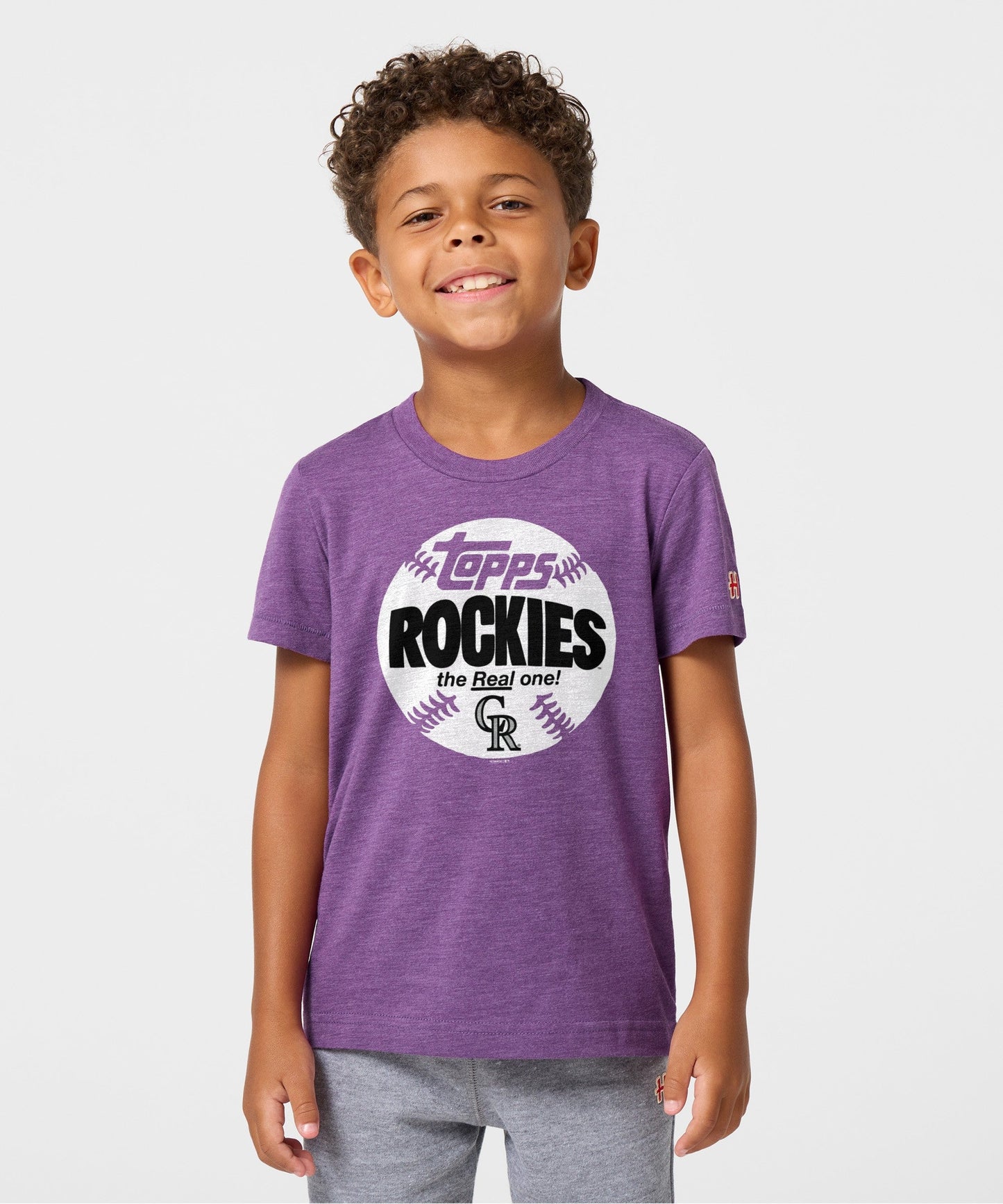 Youth MLB x Topps Baseball The Real One Colorado Rockies