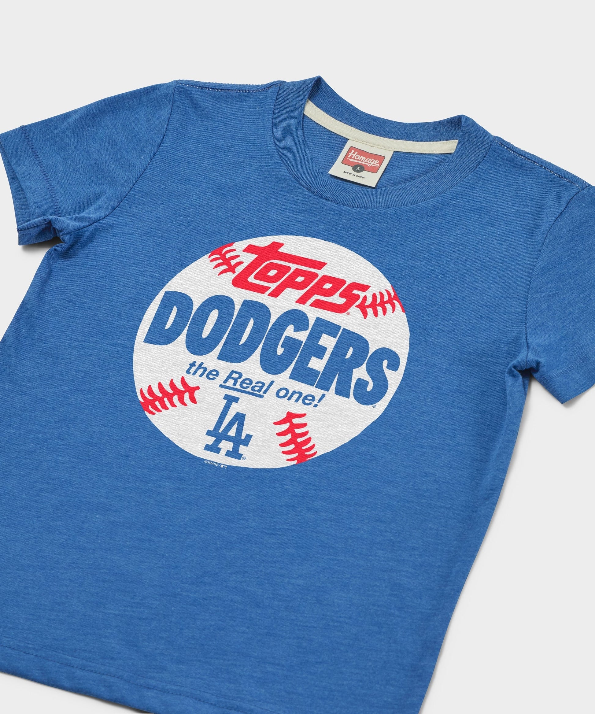 Youth MLB x Topps Baseball The Real One Los Angeles Dodgers