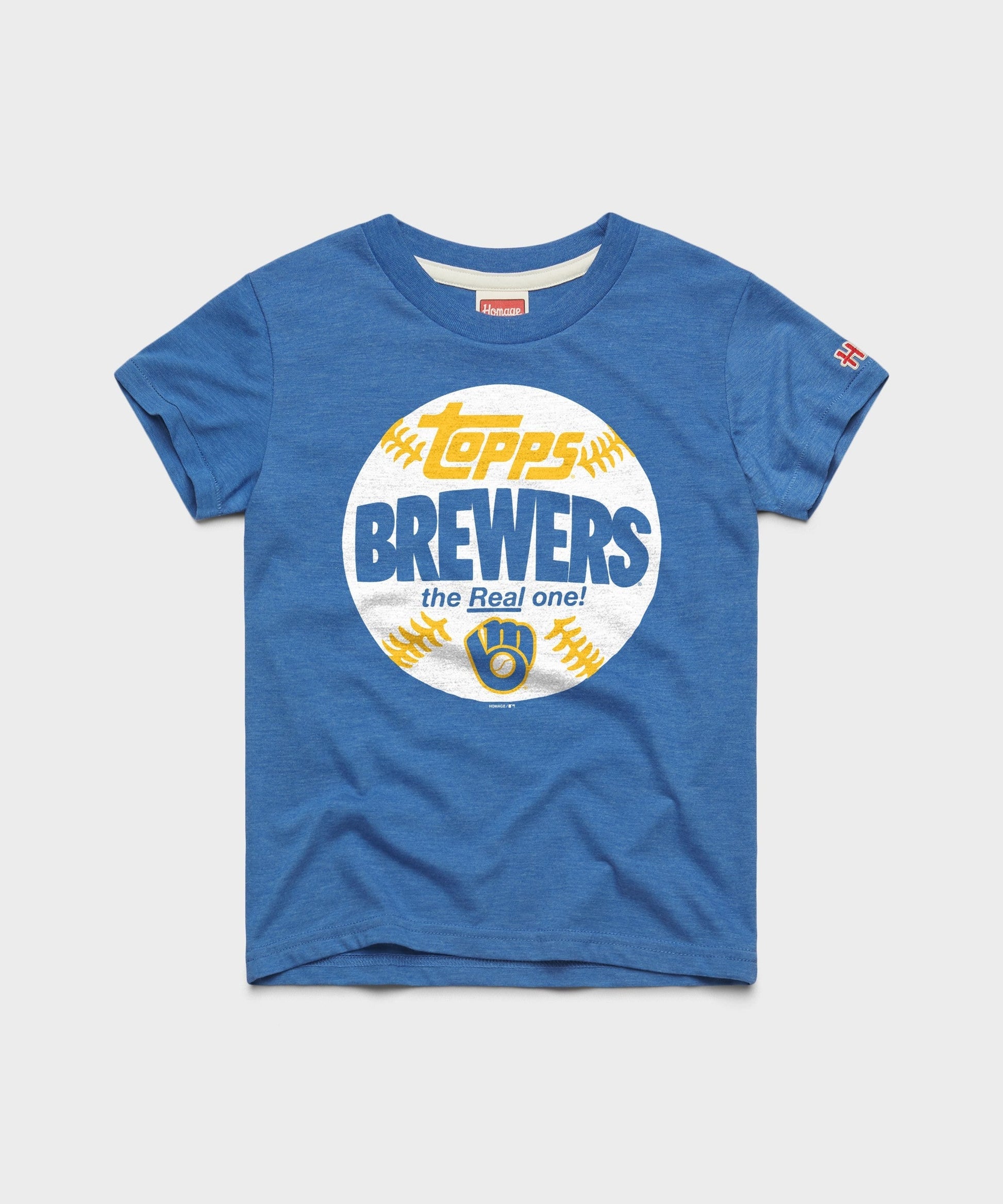 Youth MLB x Topps Baseball The Real One Milwaukee Brewers