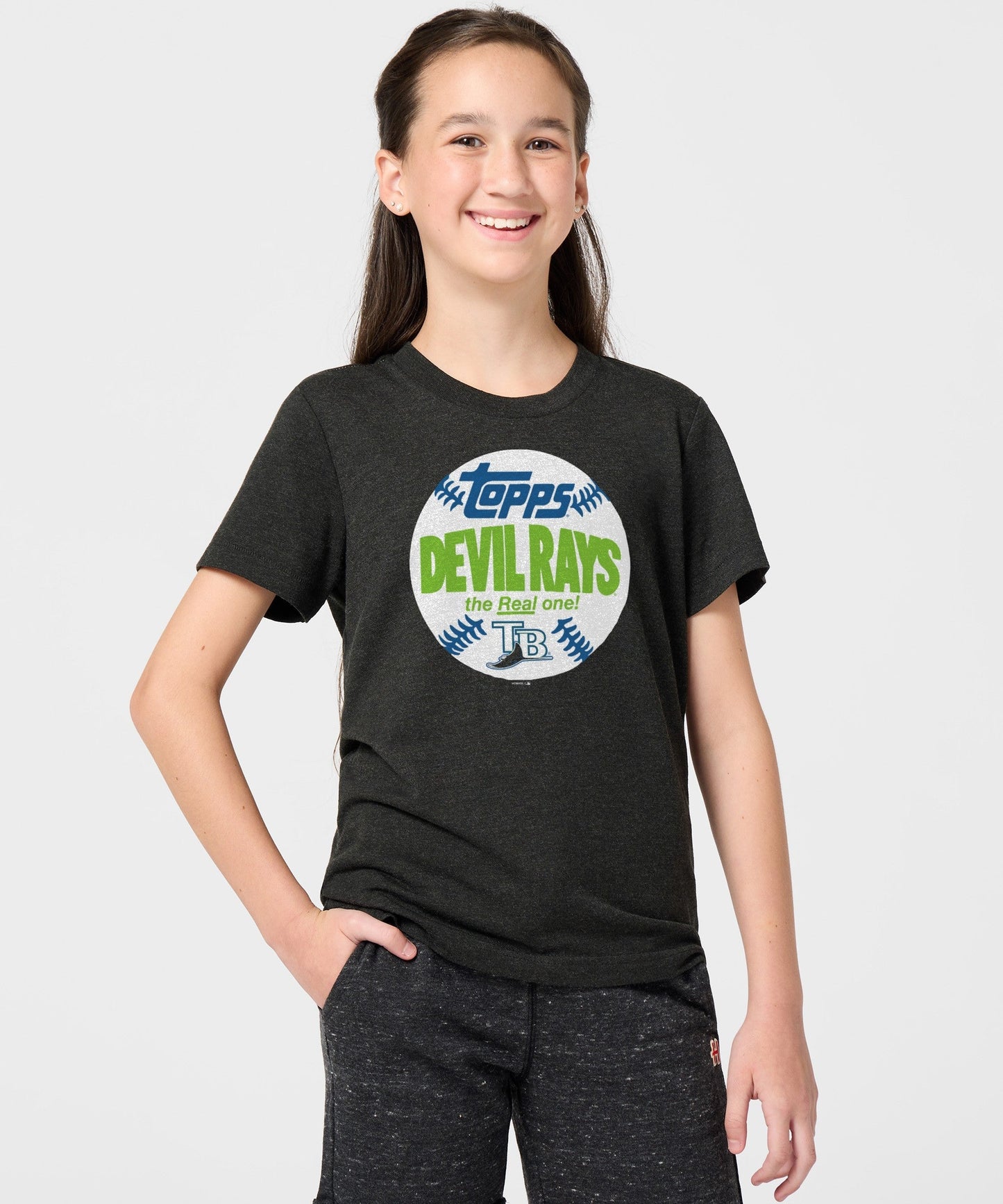 Youth MLB x Topps Baseball The Real One Tampa Bay Rays