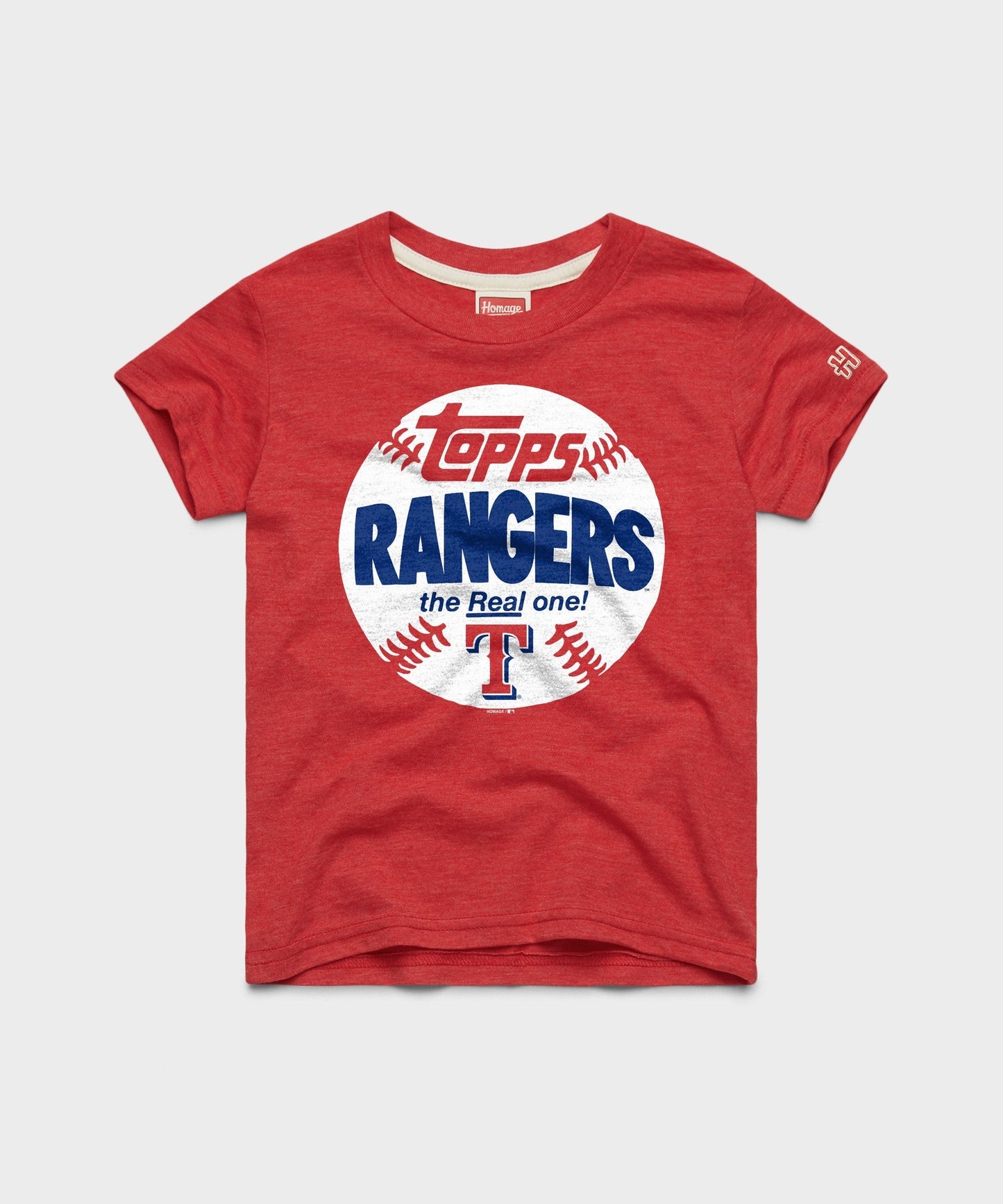 Youth MLB x Topps Baseball The Real One Texas Rangers