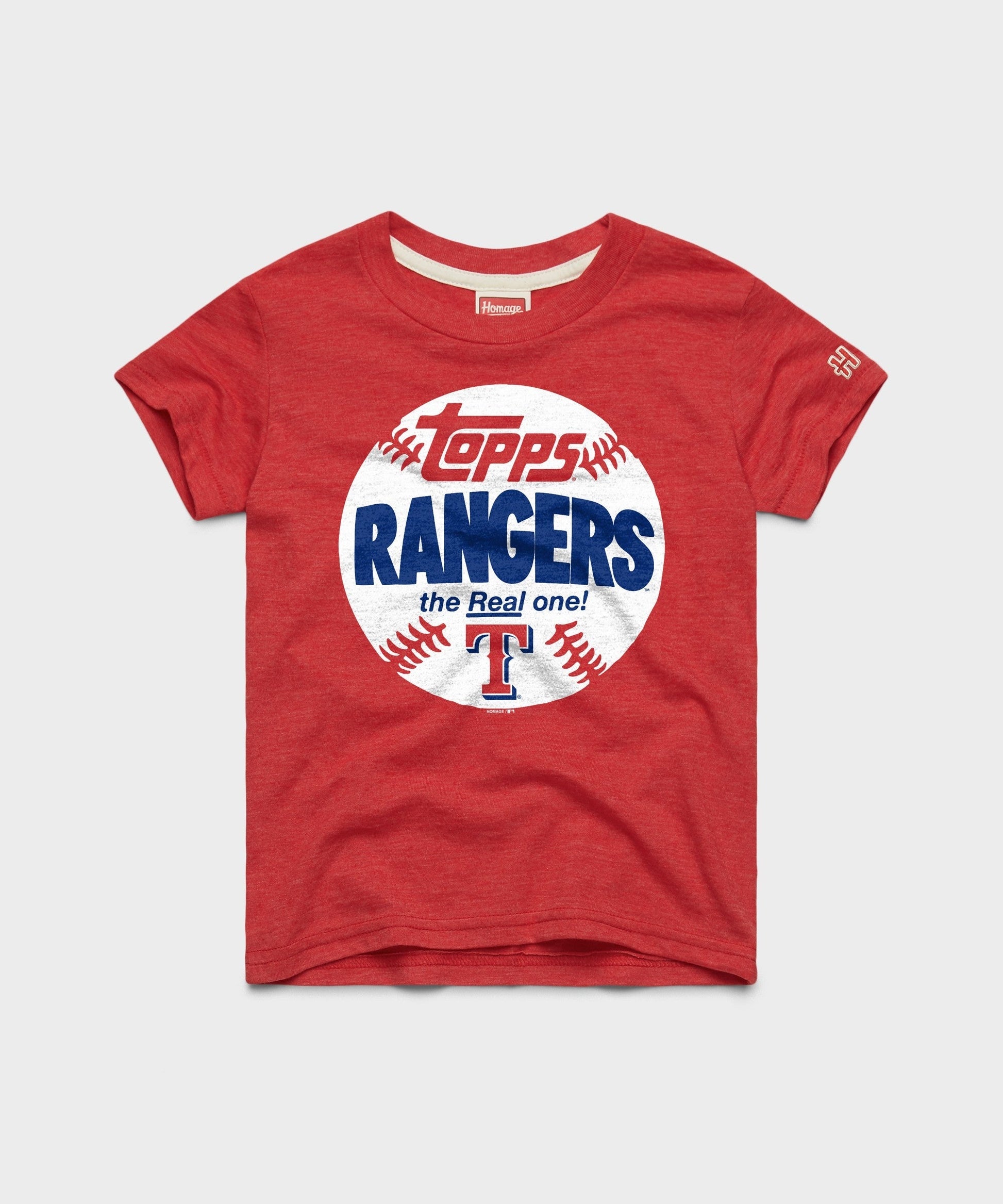 Youth MLB x Topps Baseball The Real One Texas Rangers
