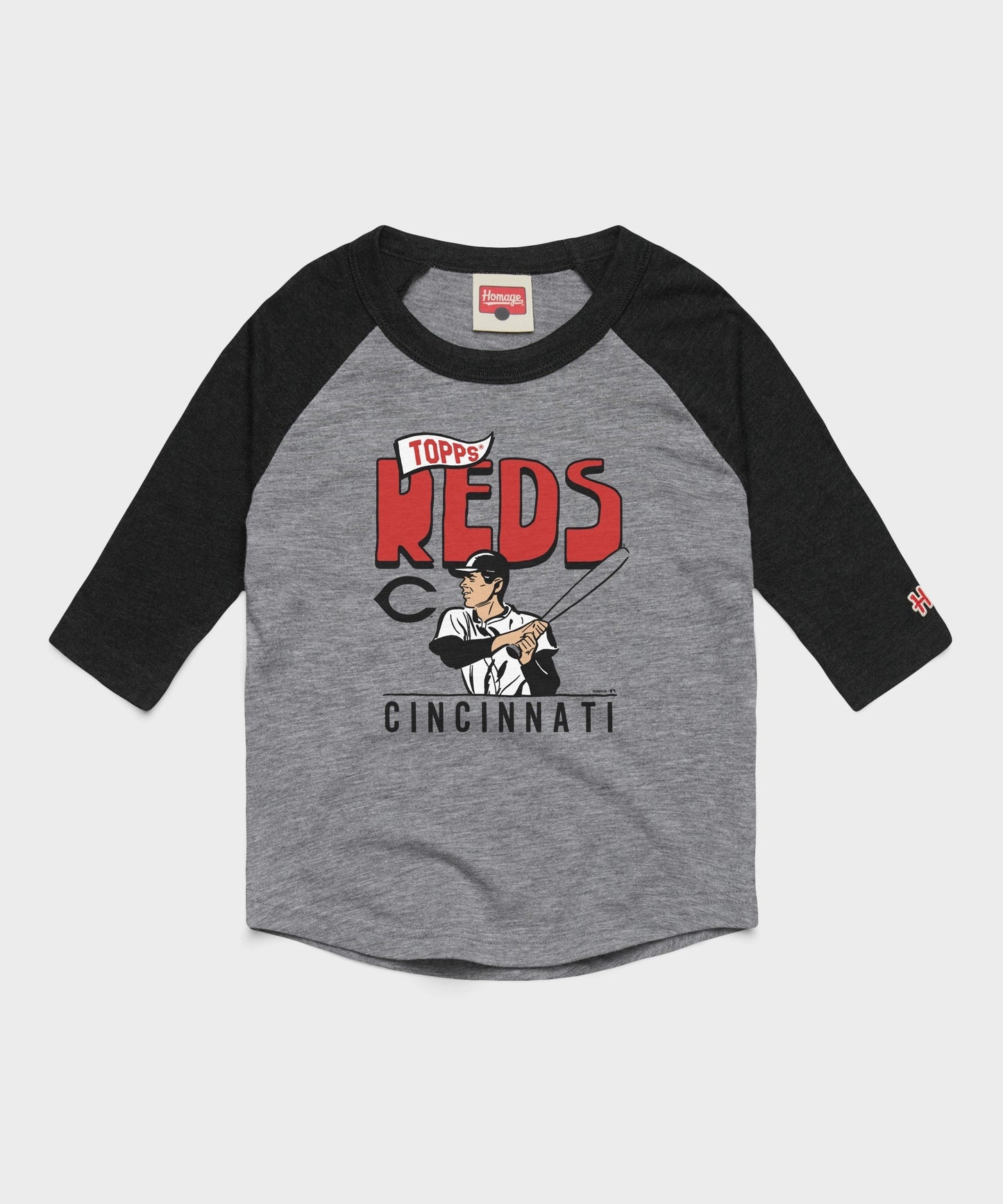 Youth MLB x Topps Cincinnati Reds Raglan