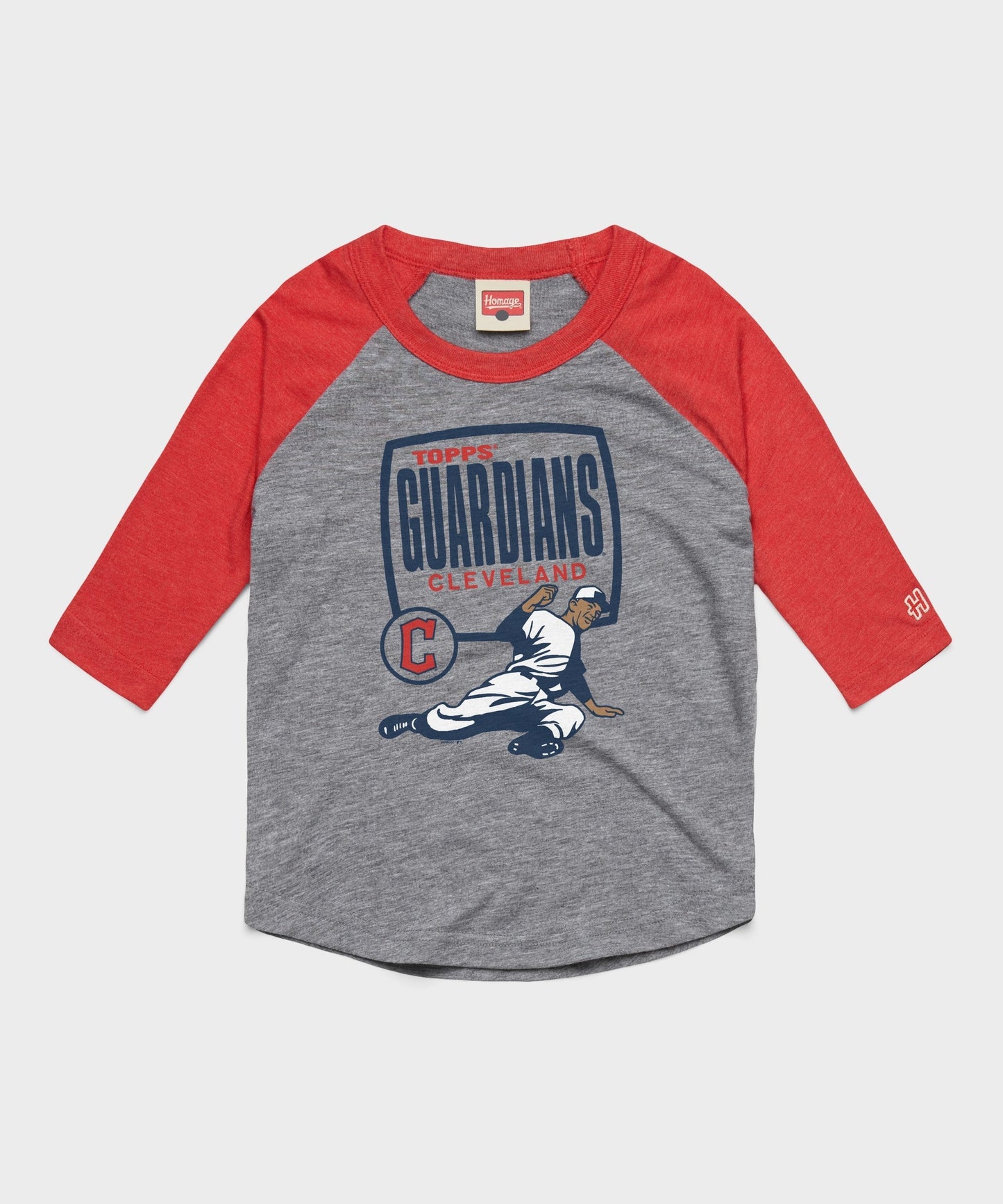 Youth MLB x Topps Cleveland Guardians Raglan