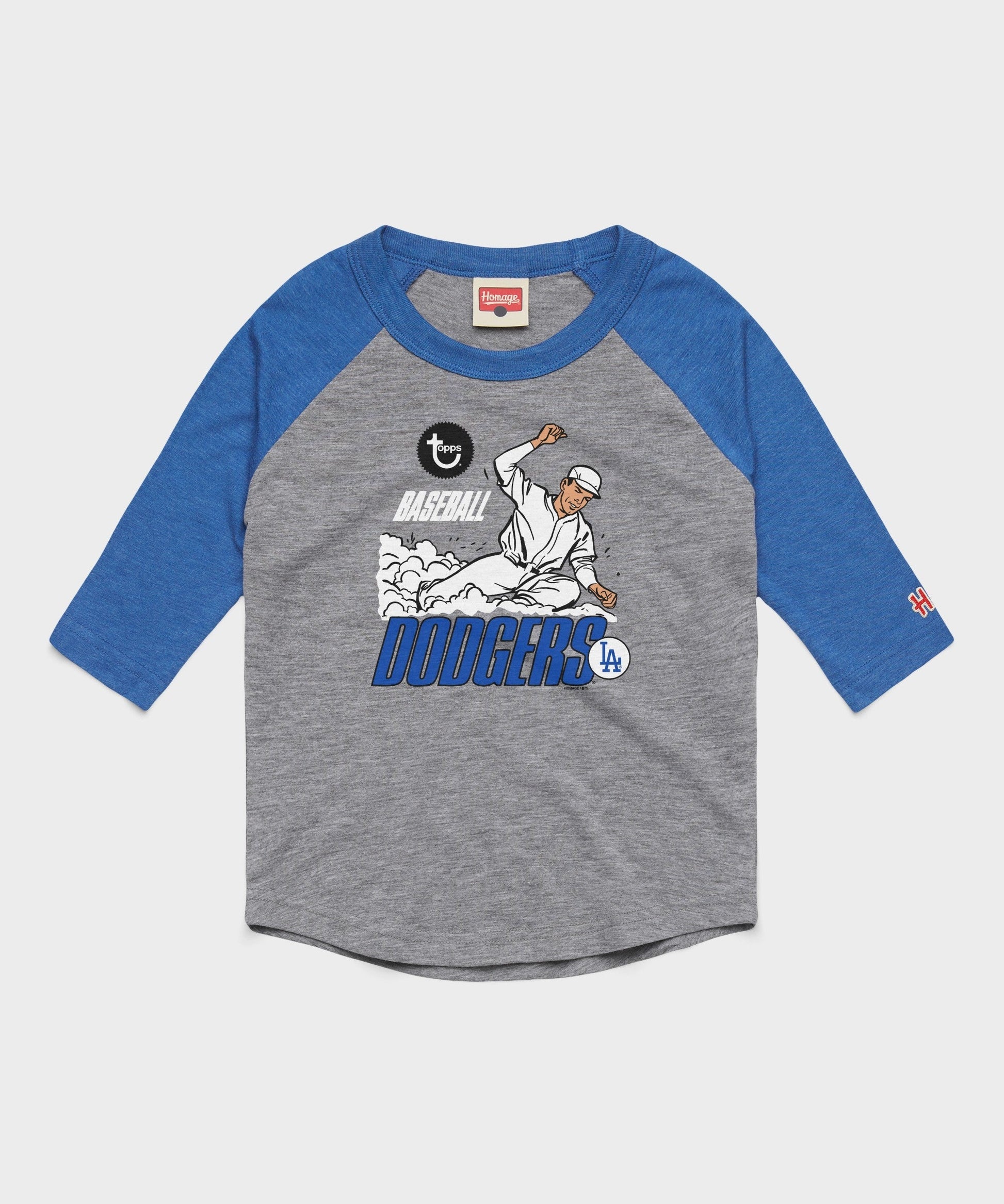 Youth MLB x Topps Los Angeles Dodgers Raglan