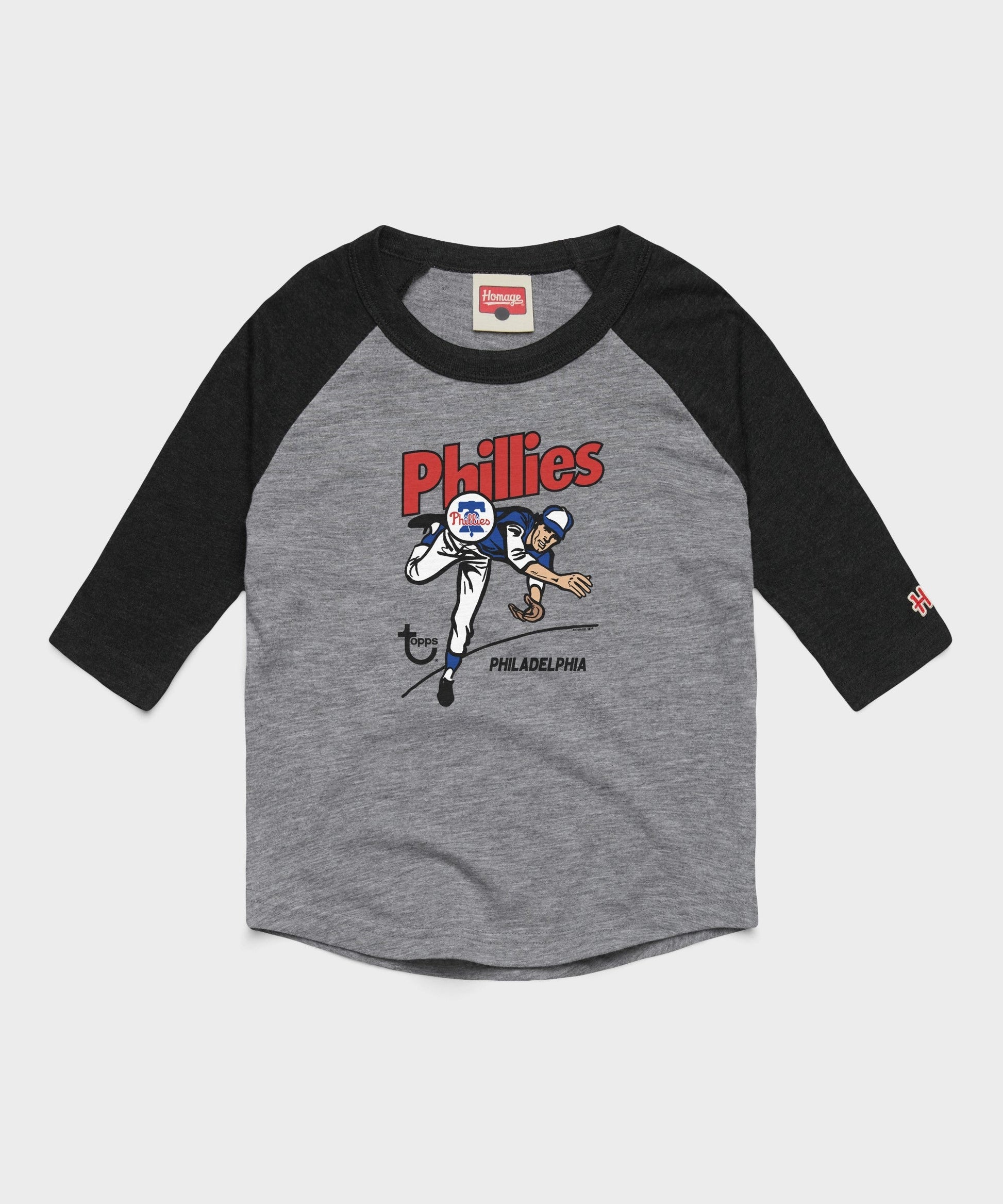 Youth MLB x Topps Philadelphia Phillies Raglan