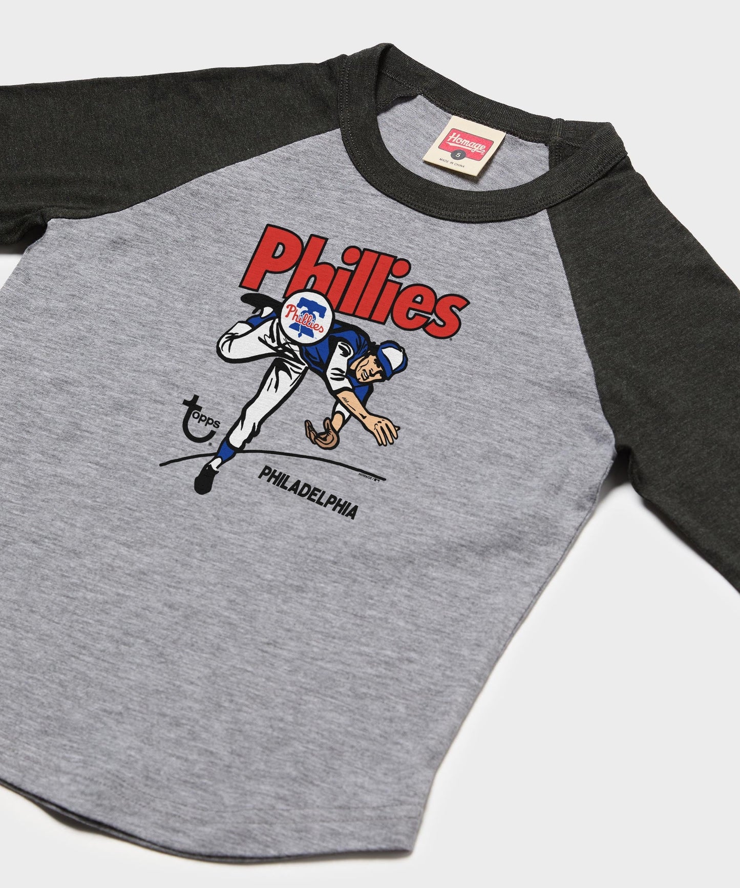 Youth MLB x Topps Philadelphia Phillies Raglan