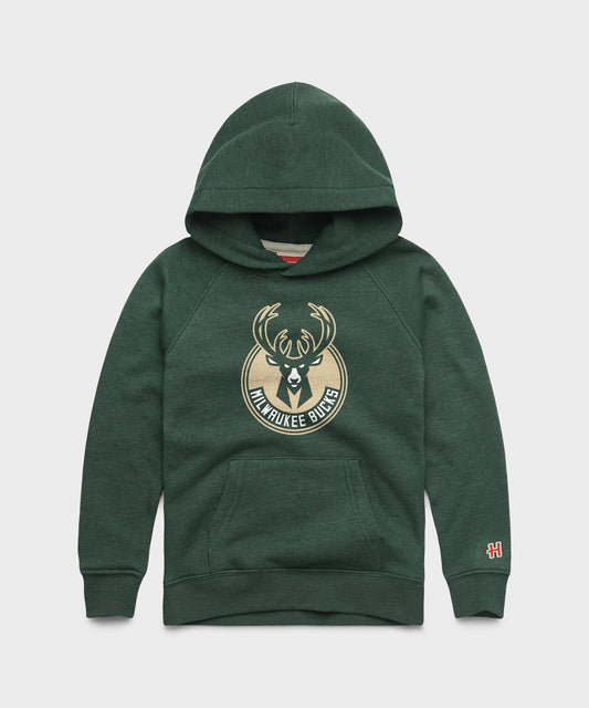 Youth Milwaukee Bucks Logo Hoodie