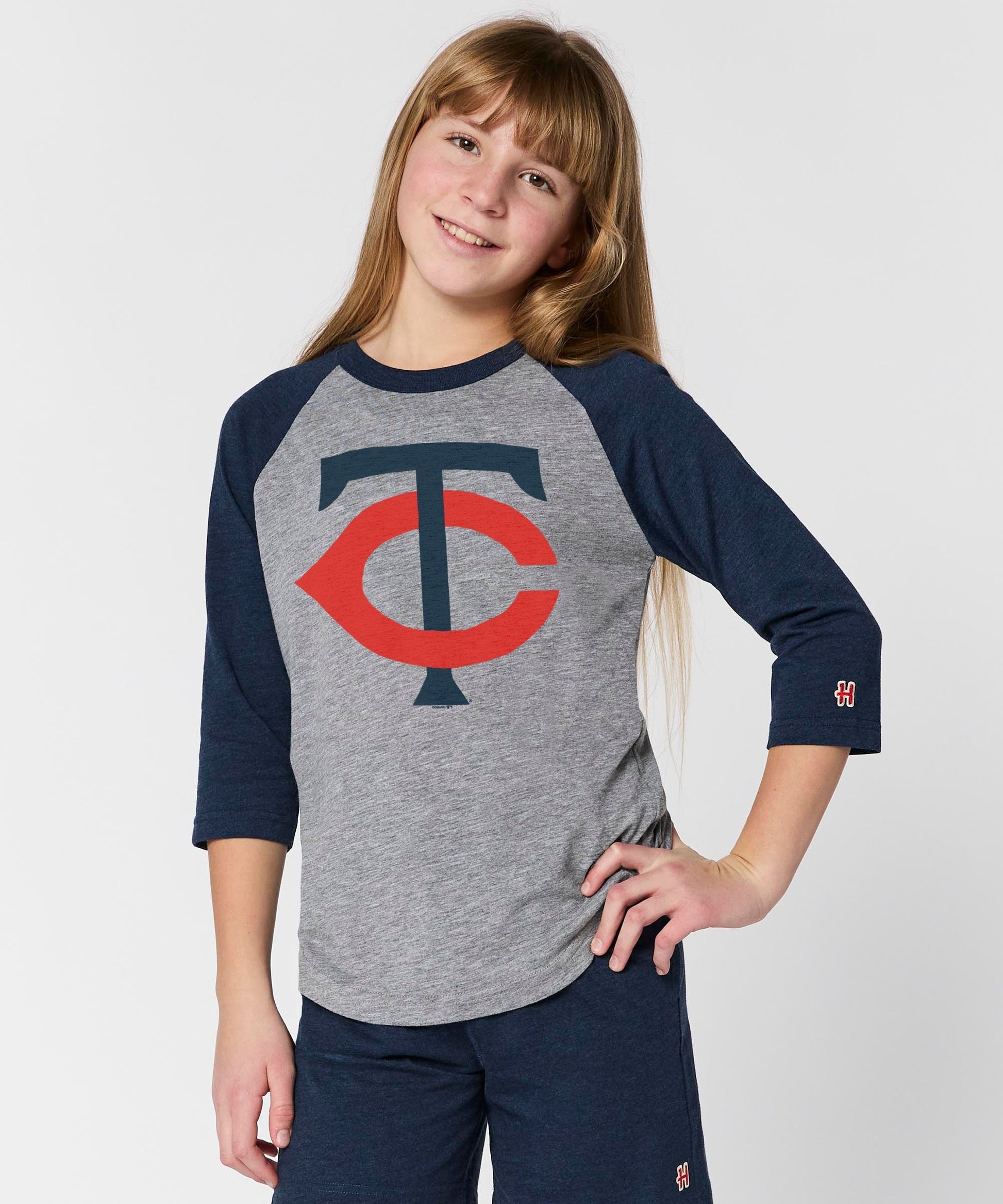 Youth Minnesota Twins Alt Logo '61 Raglan