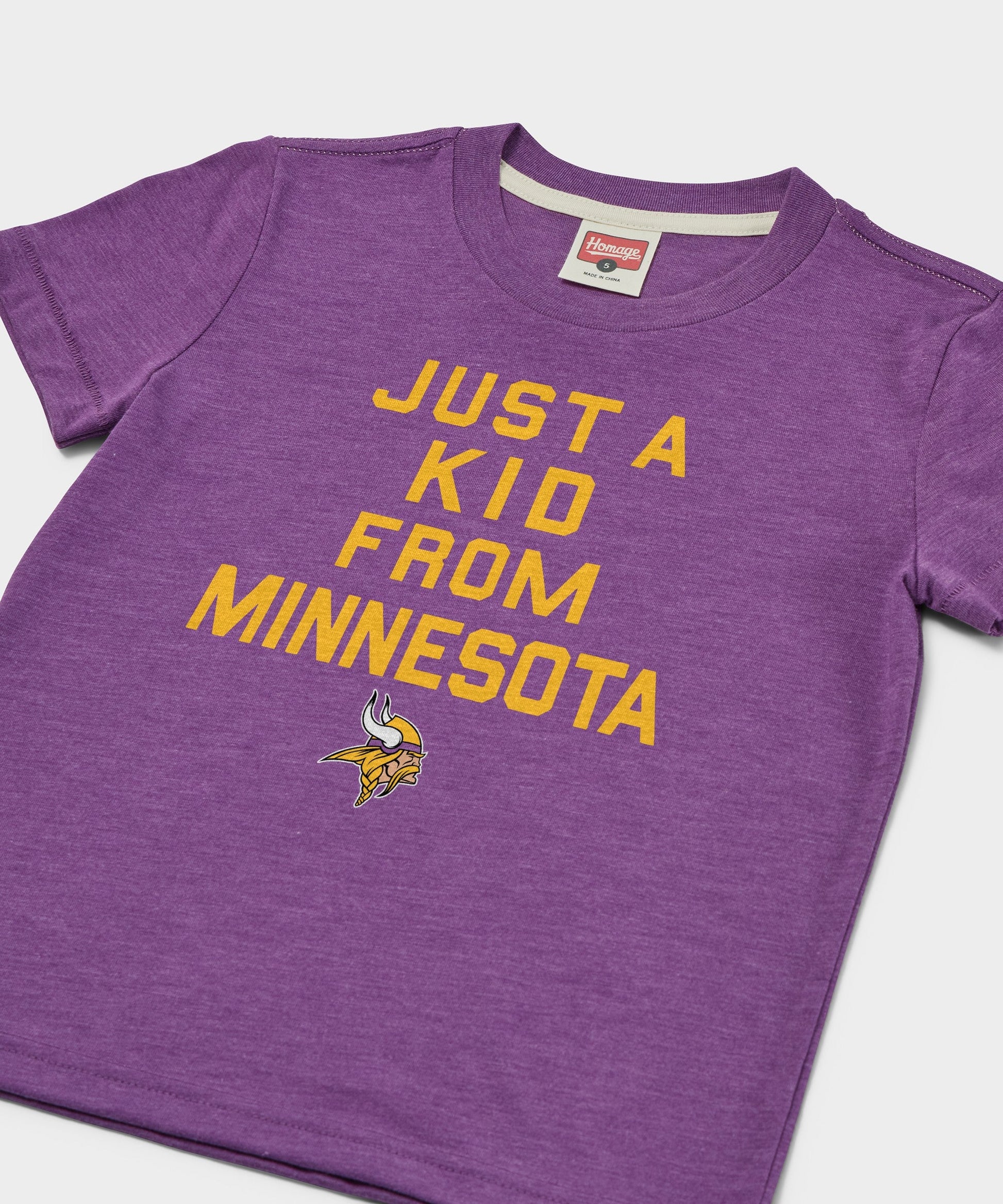 Youth Minnesota Vikings Just A Kid From Minnesota