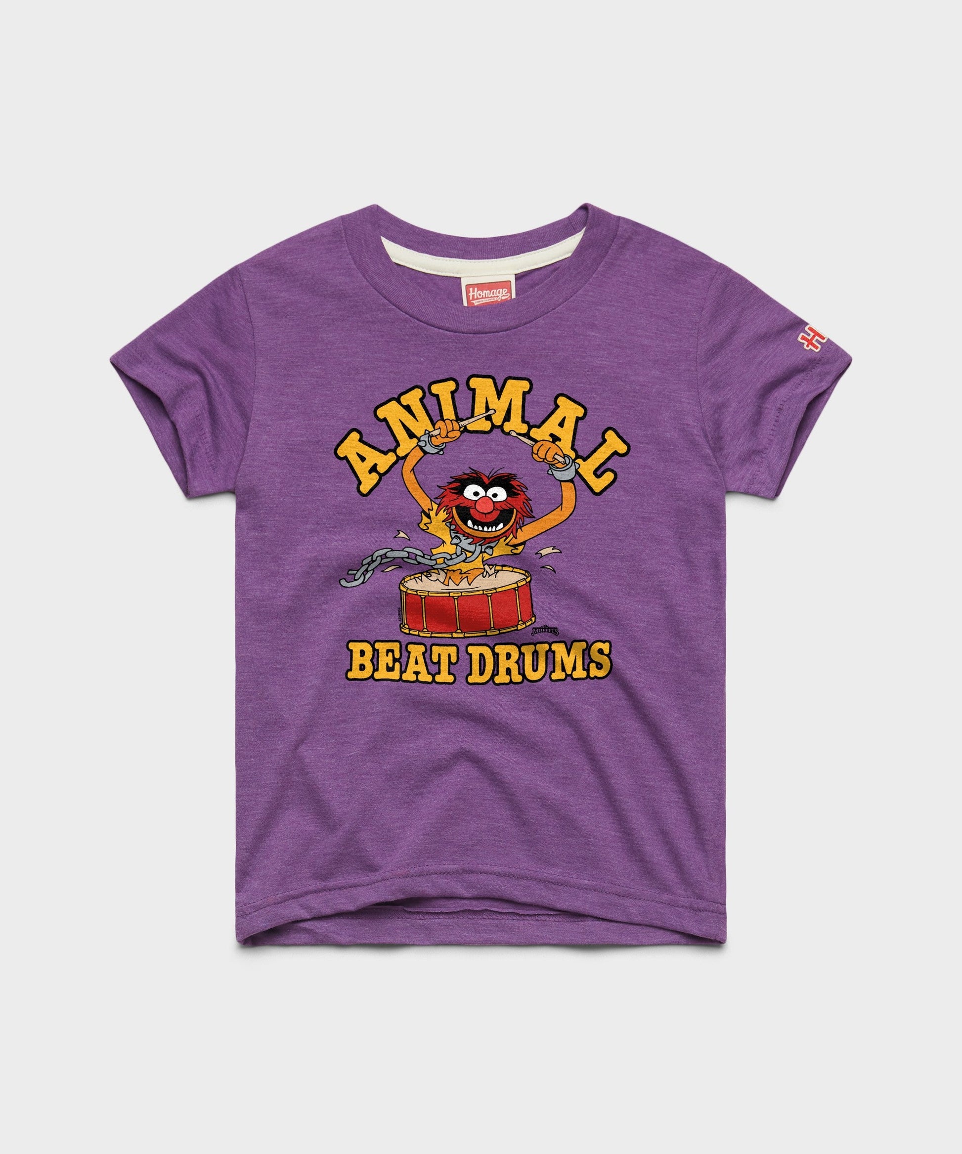 Youth Muppets Animal Beat Drums T-Shirt