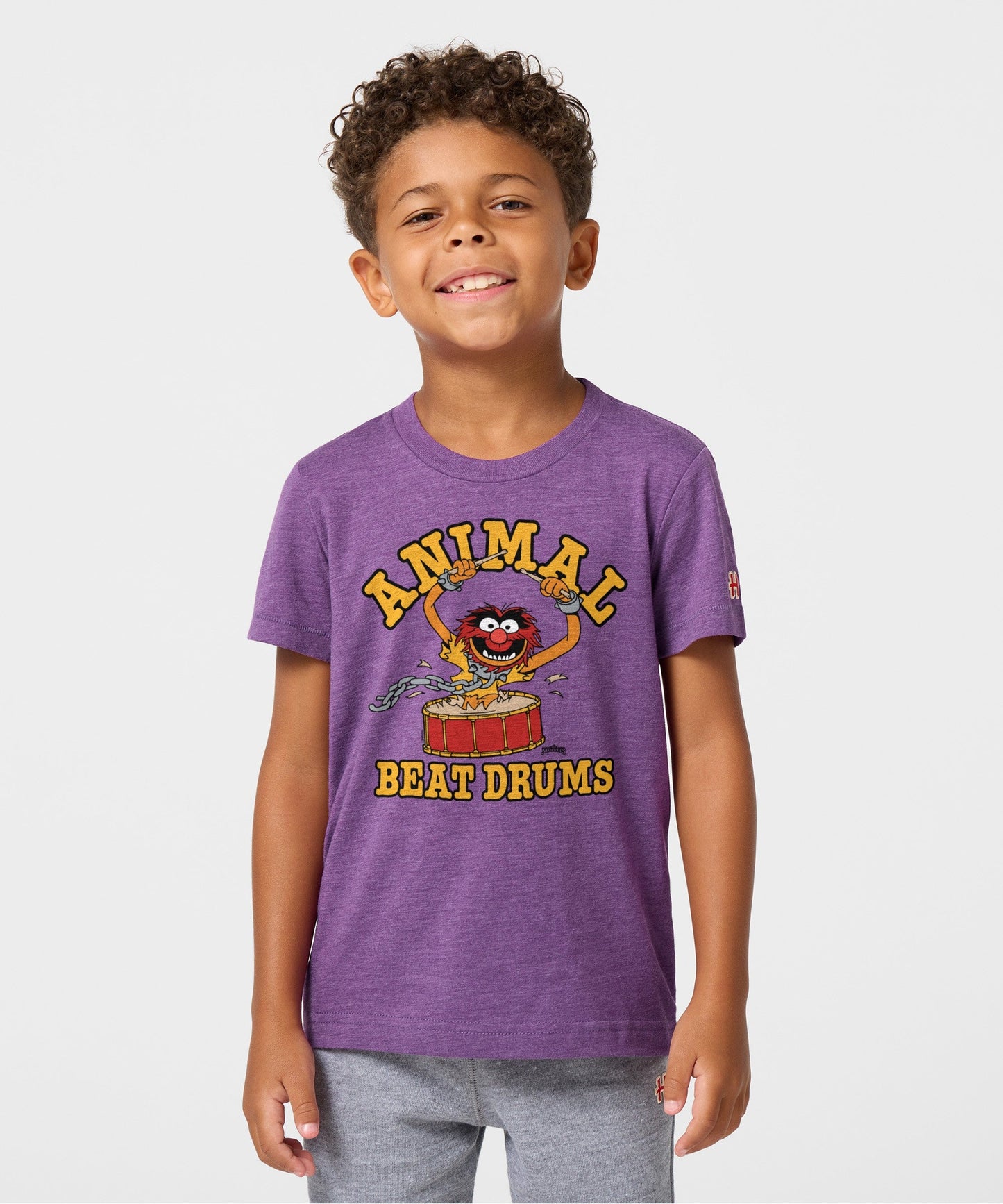 Youth Muppets Animal Beat Drums T-Shirt