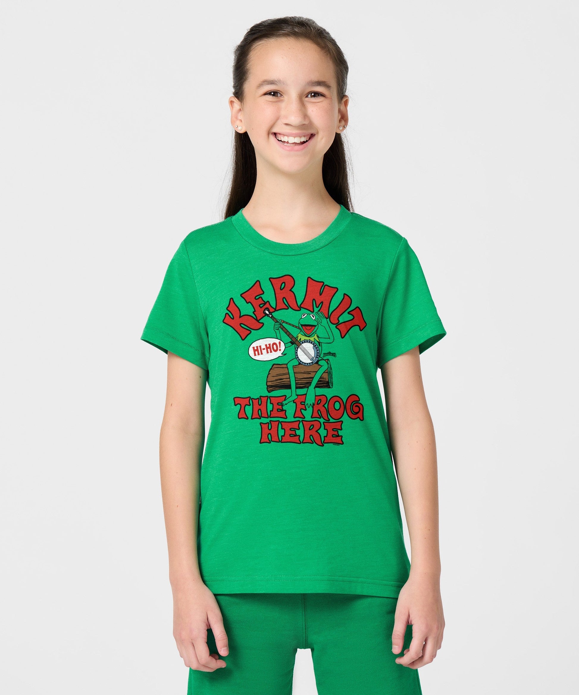 Youth Muppets Kermit The Frog Here T-Shirt