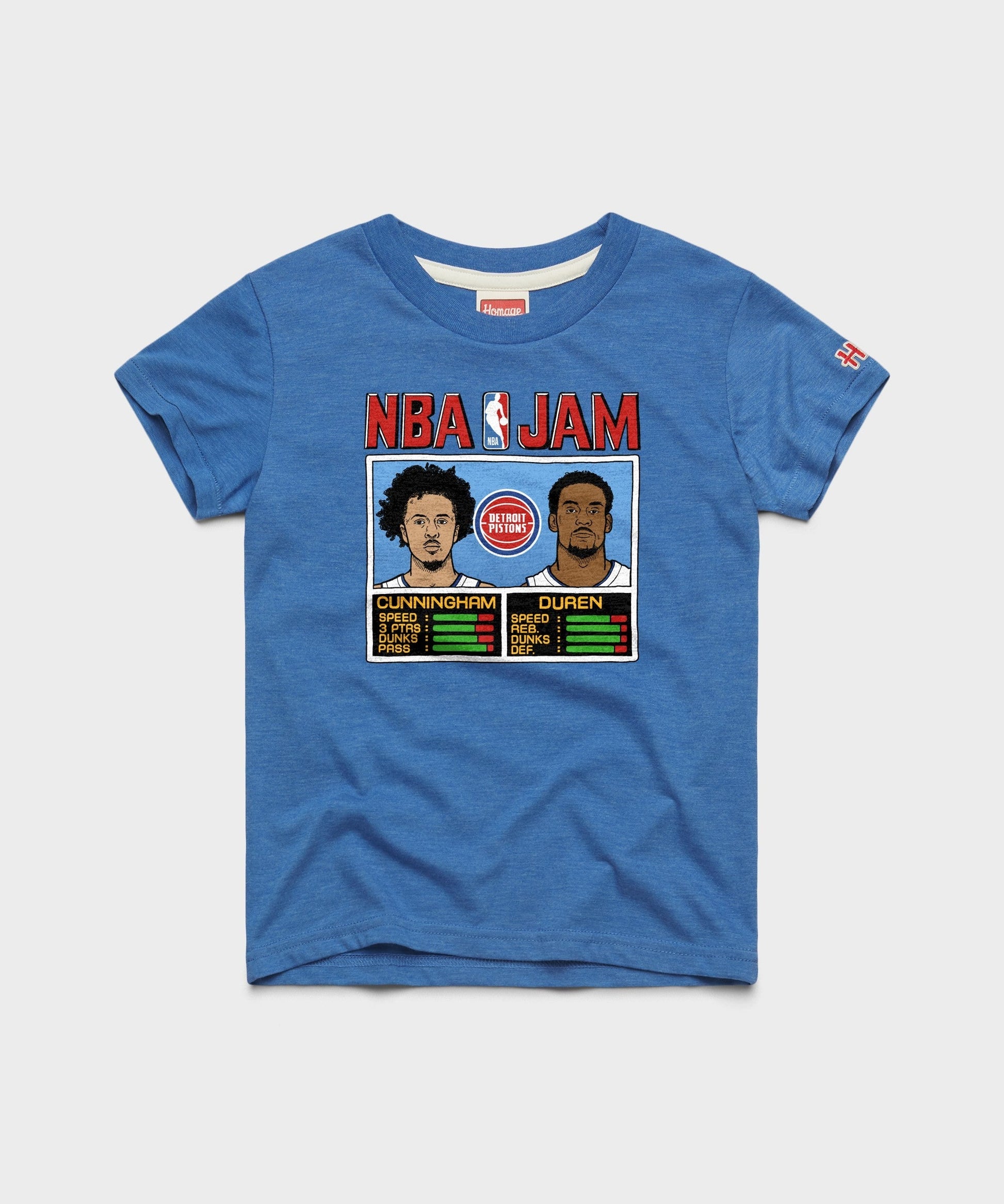 Youth NBA Jam Pistons Cunningham And Duren