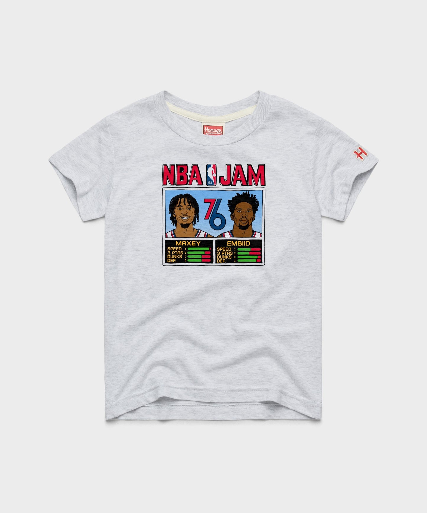 Youth NBA Jam 76ers City Maxey And Embiid