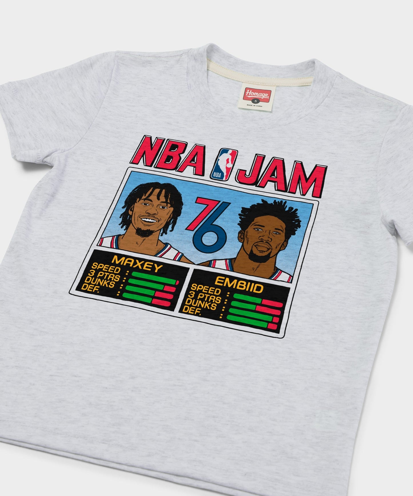 Youth NBA Jam 76ers City Maxey And Embiid