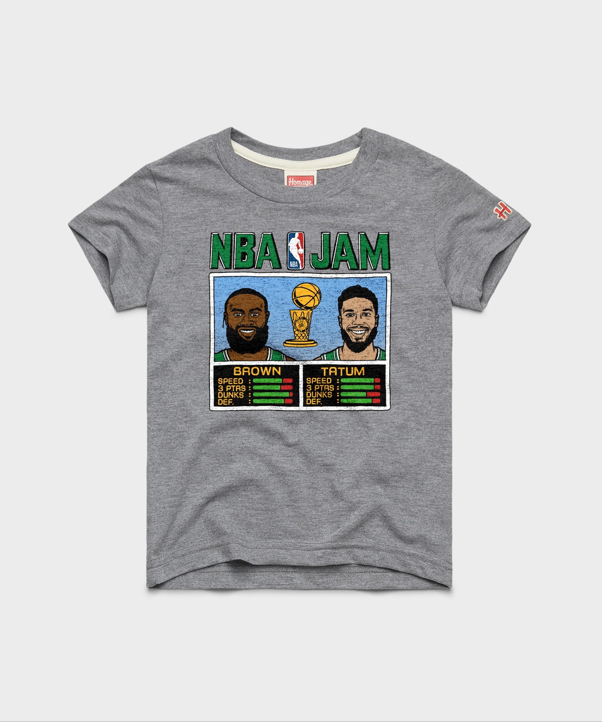 Youth NBA Jam Celtics 2024 Champs Brown And Tatum