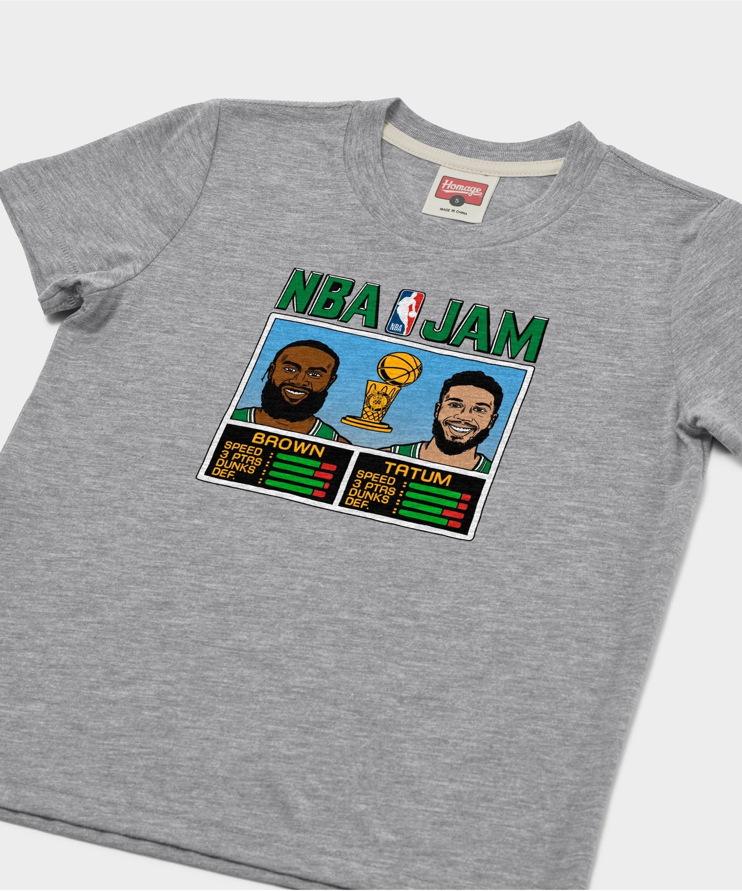 Youth NBA Jam Celtics 2024 Champs Brown And Tatum