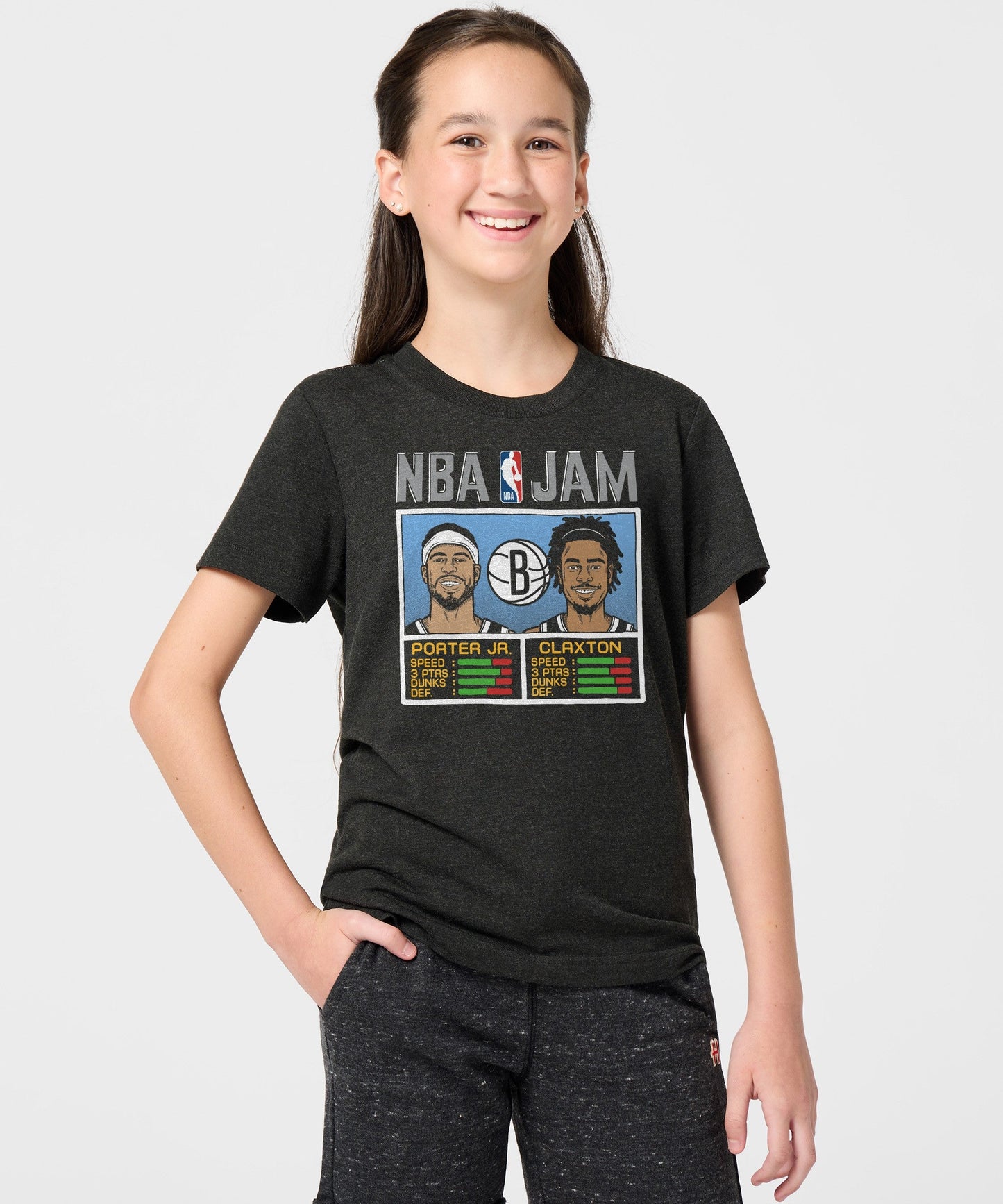 Youth NBA Jam Nets Porter Jr. And Claxton