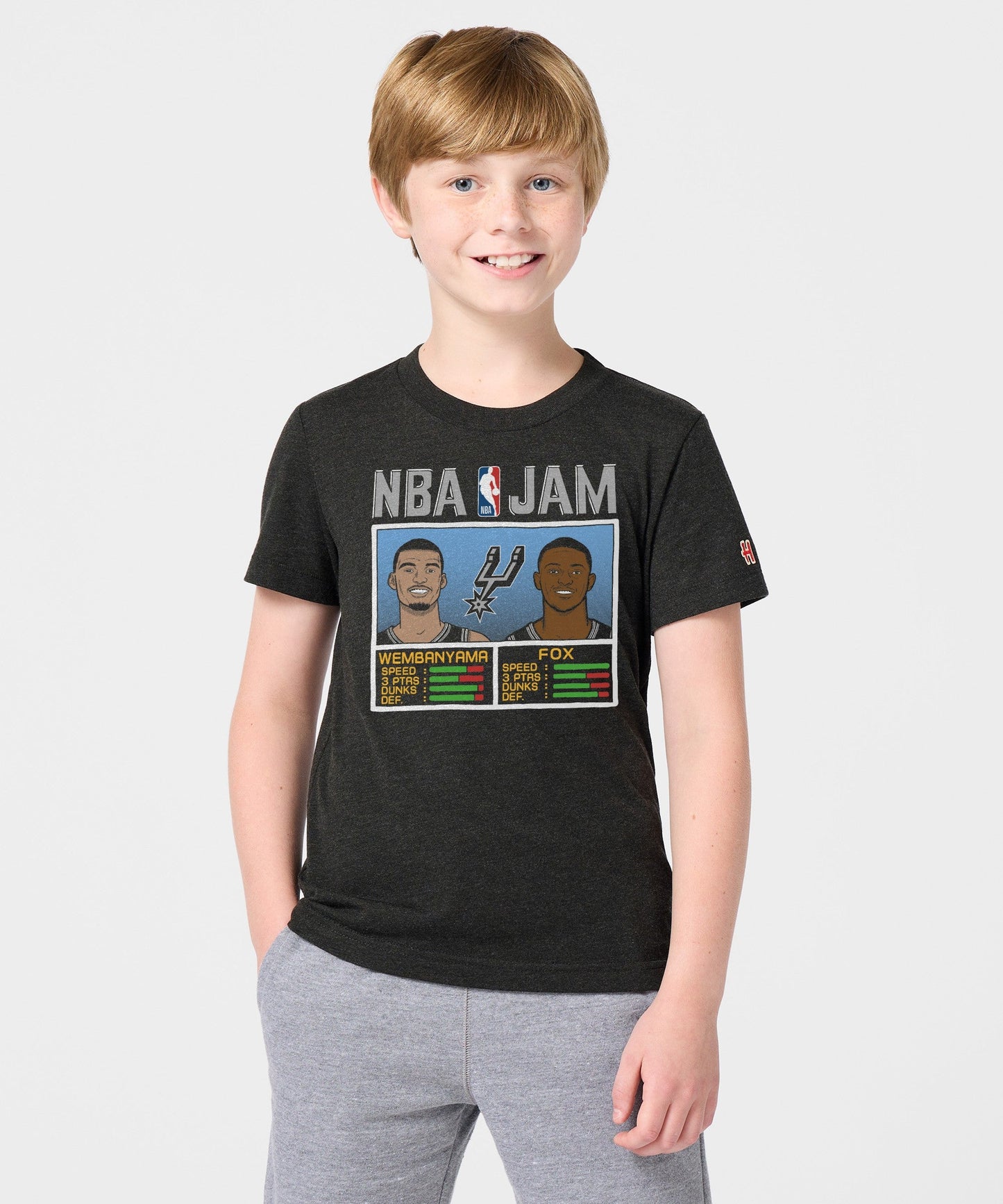 Youth NBA Jam Spurs Wembanyama And Fox