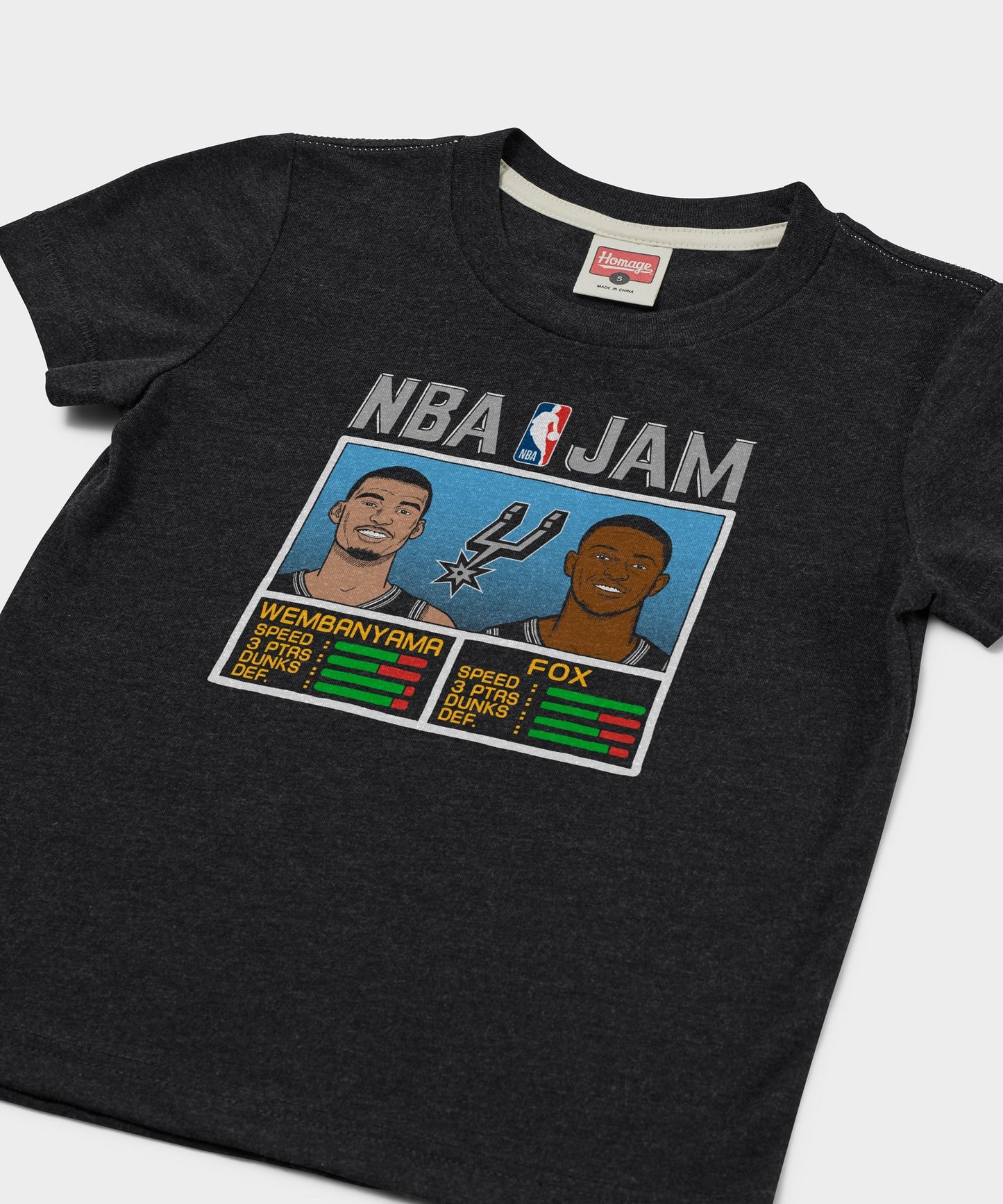 Youth NBA Jam Spurs Wembanyama And Fox